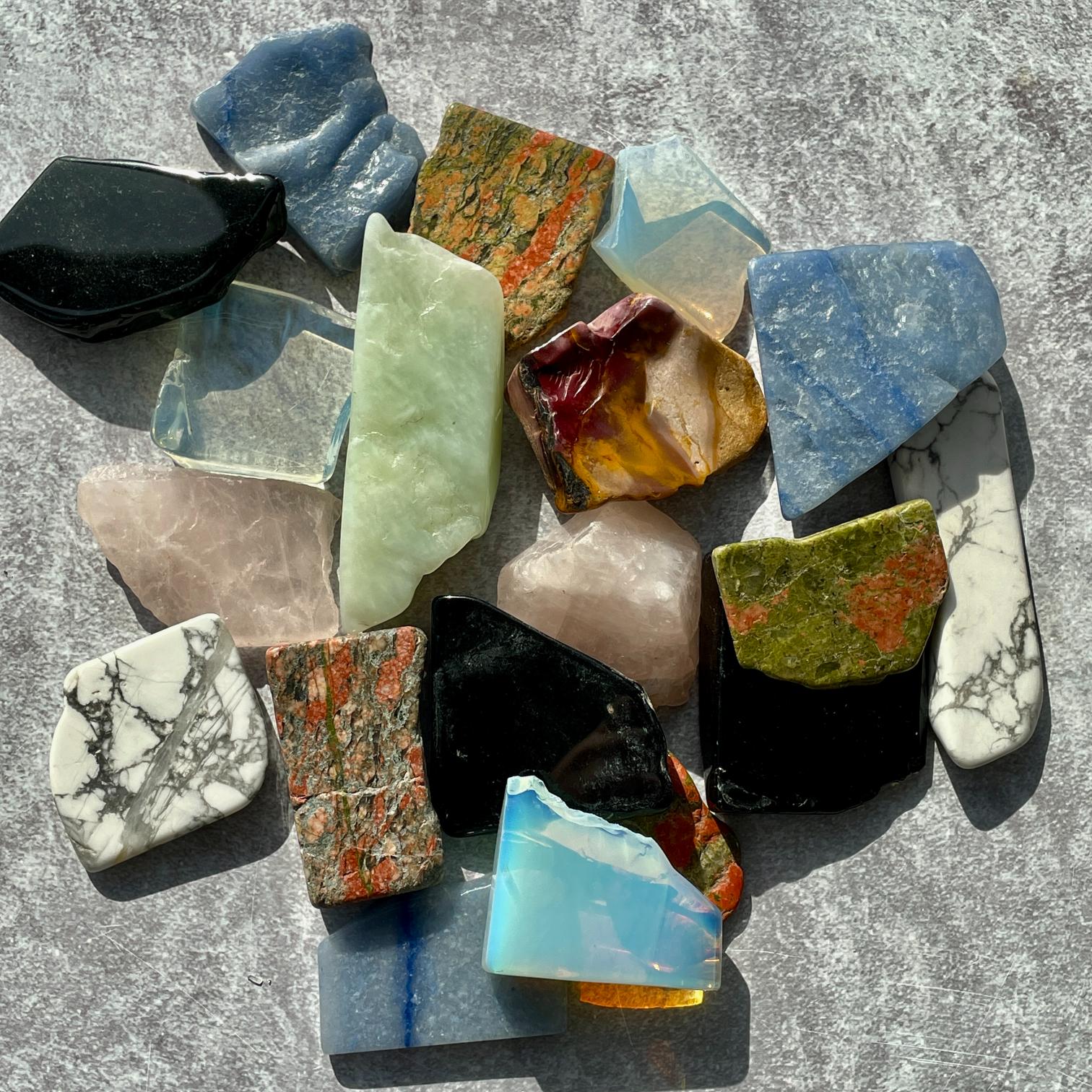 Polished Slabs-Mixed-500g (15-20pc)