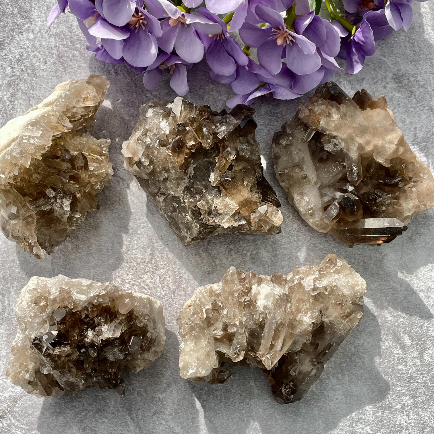 Smoky Quartz Cluster MED - 1pc