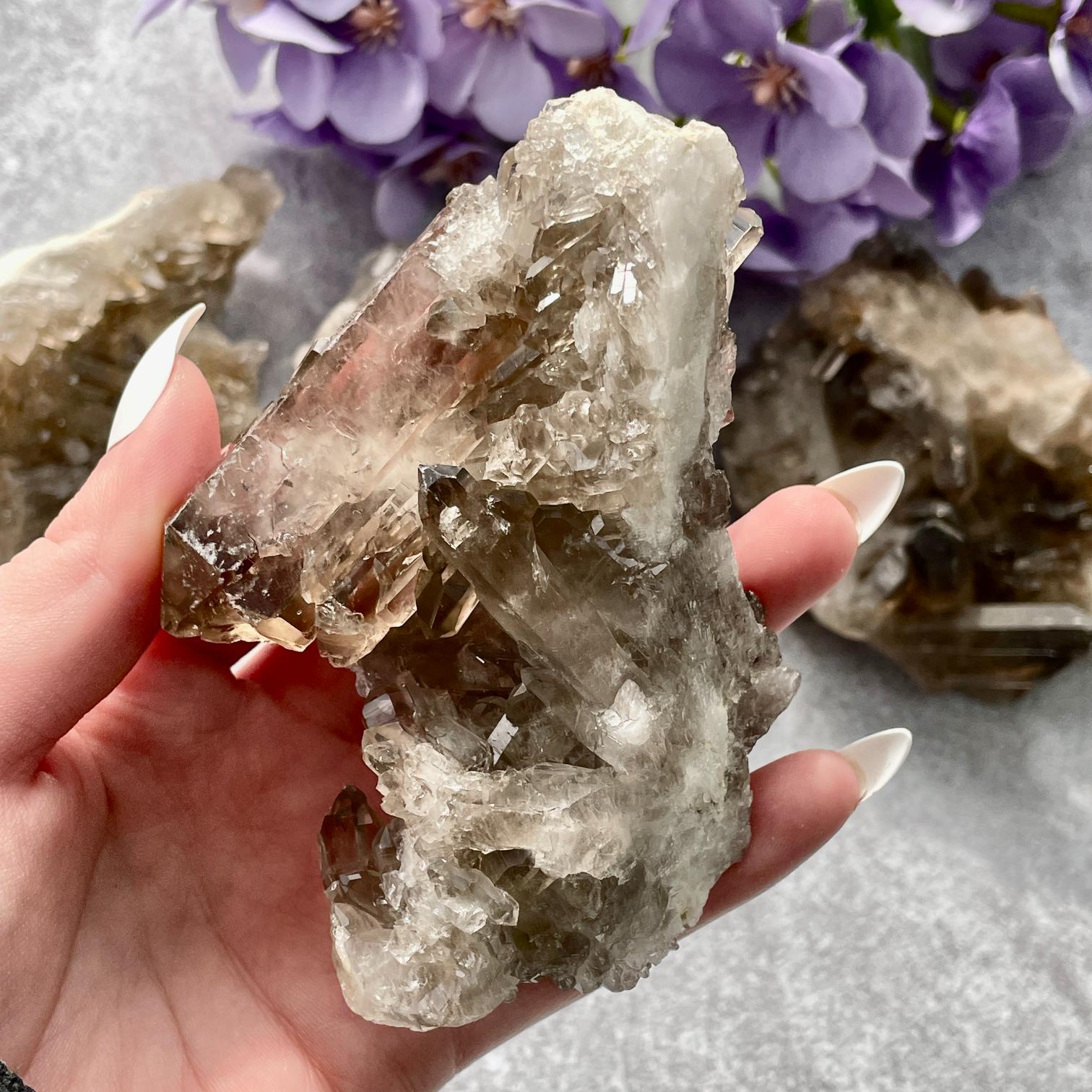 Smoky Quartz Cluster MED - 1pc