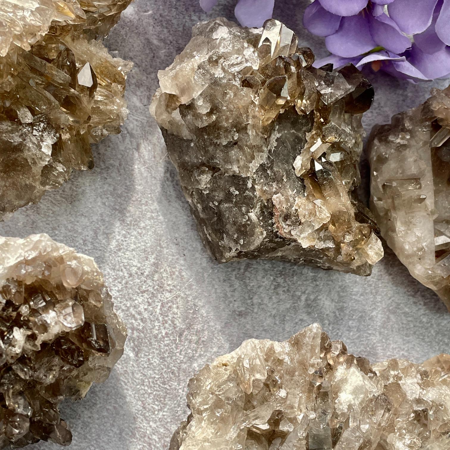 Smoky Quartz Cluster MED - 1pc