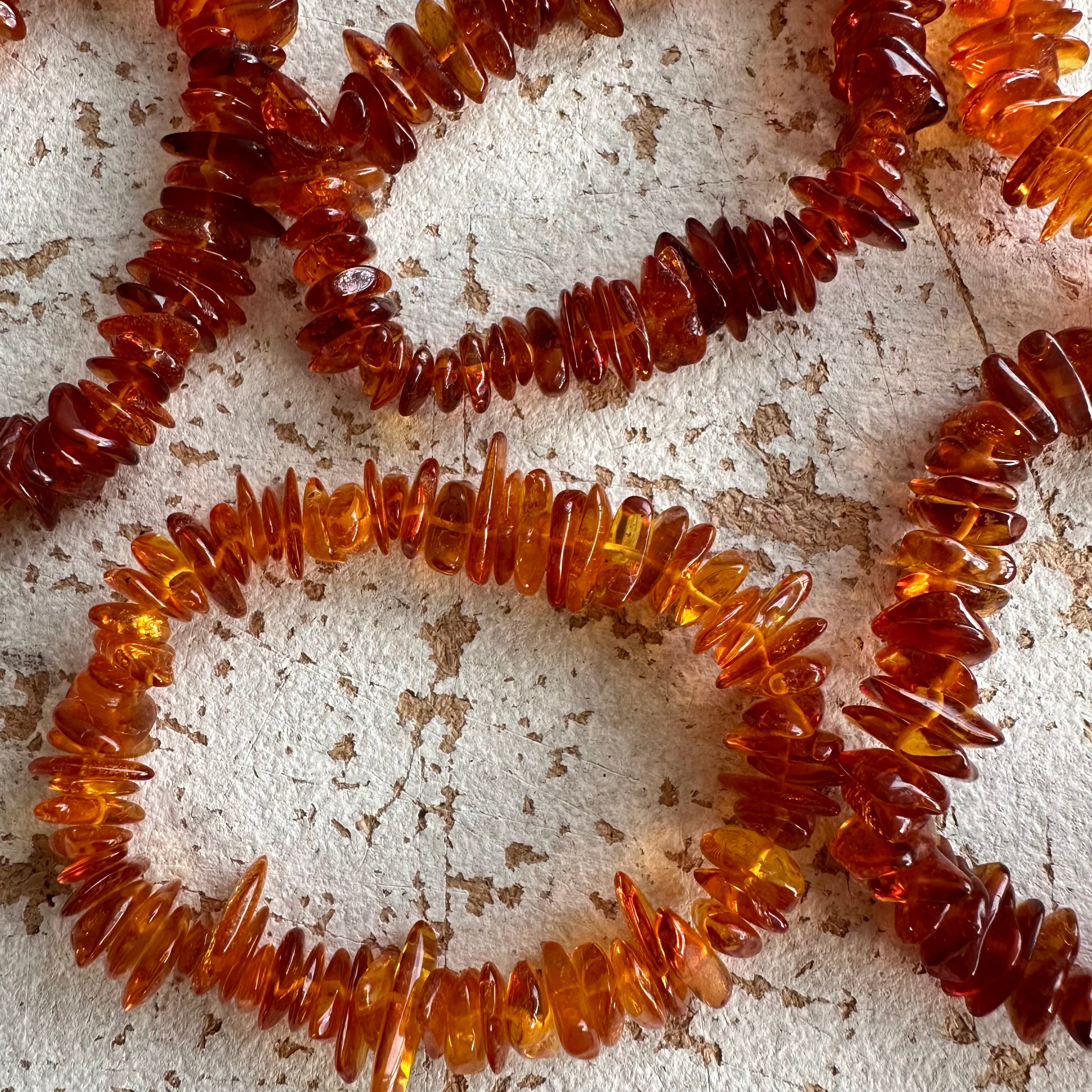 Amber Chip Bracelet - Large