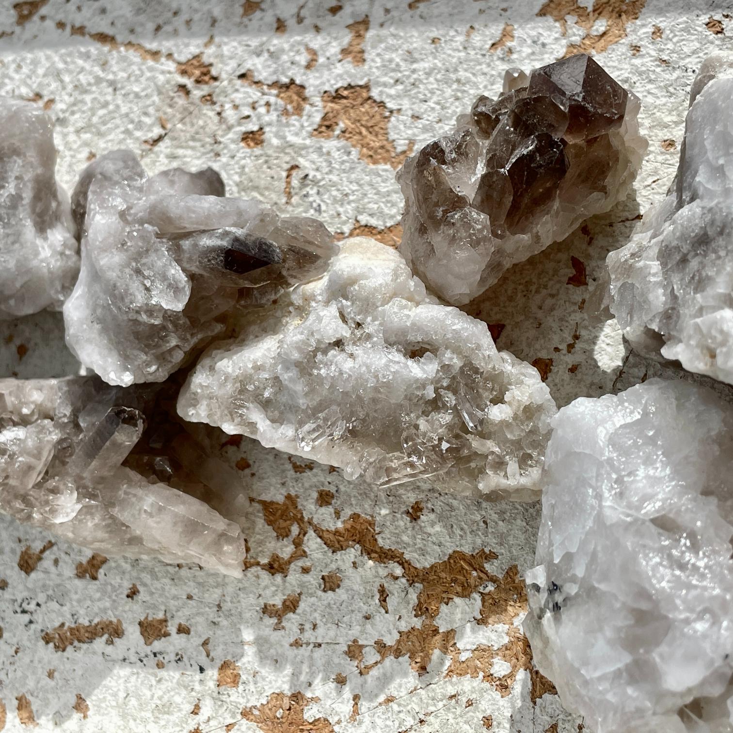 Smoky Quartz Mini Cluster Q2/B 1pc