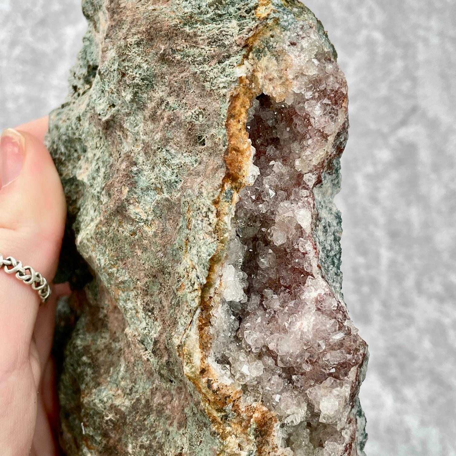 Pink Amethyst Cluster - 26