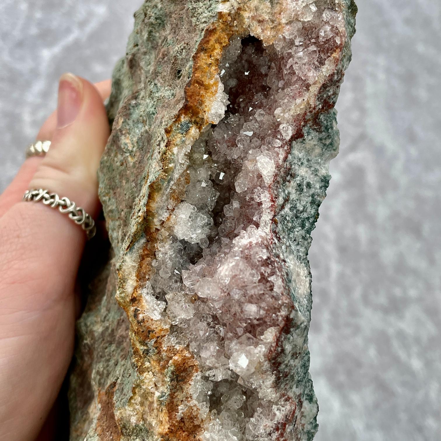 Pink Amethyst Cluster - 26