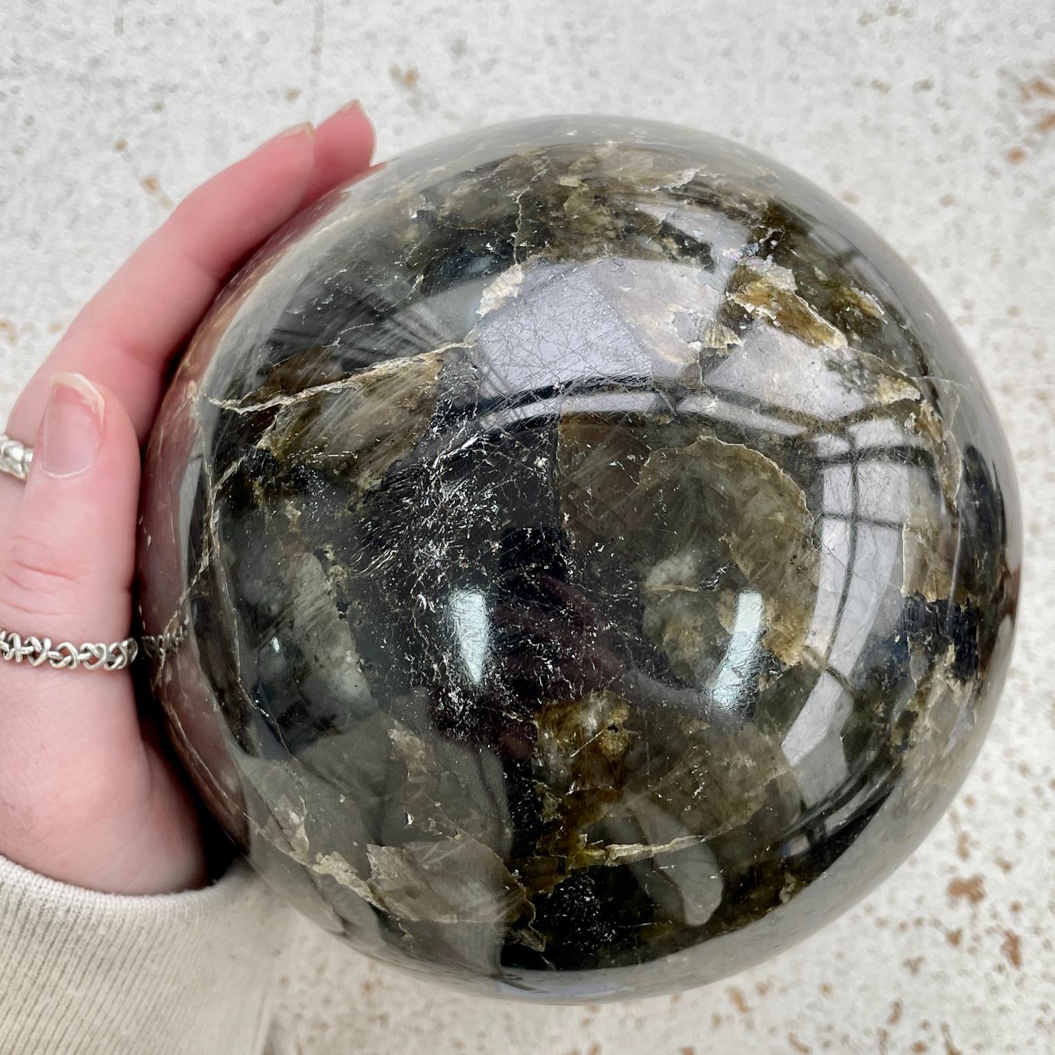 Labradorite Sphere - Large - 03