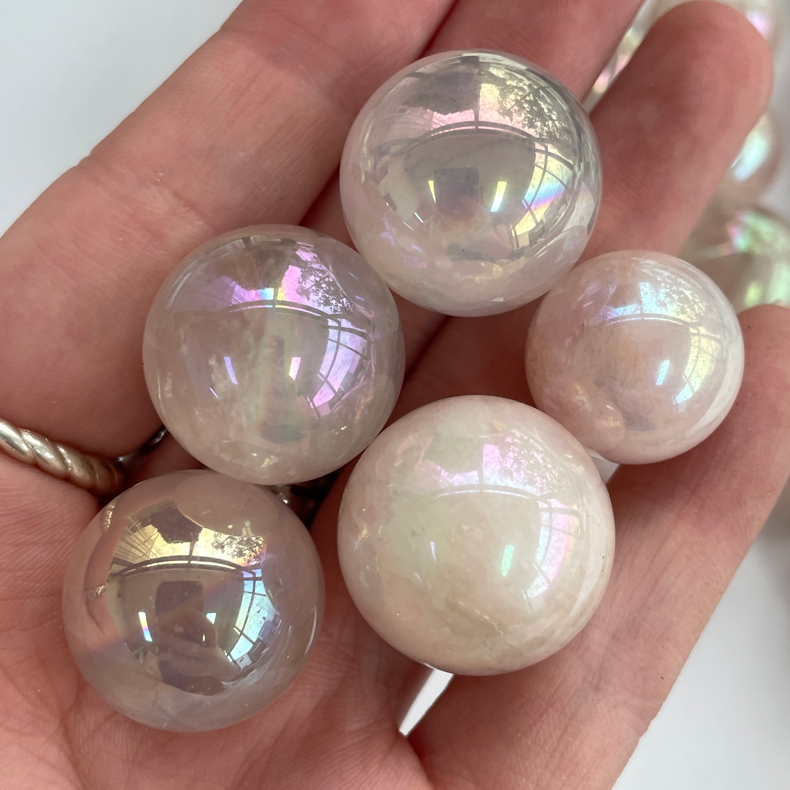 Rose Quartz Aura Sphere