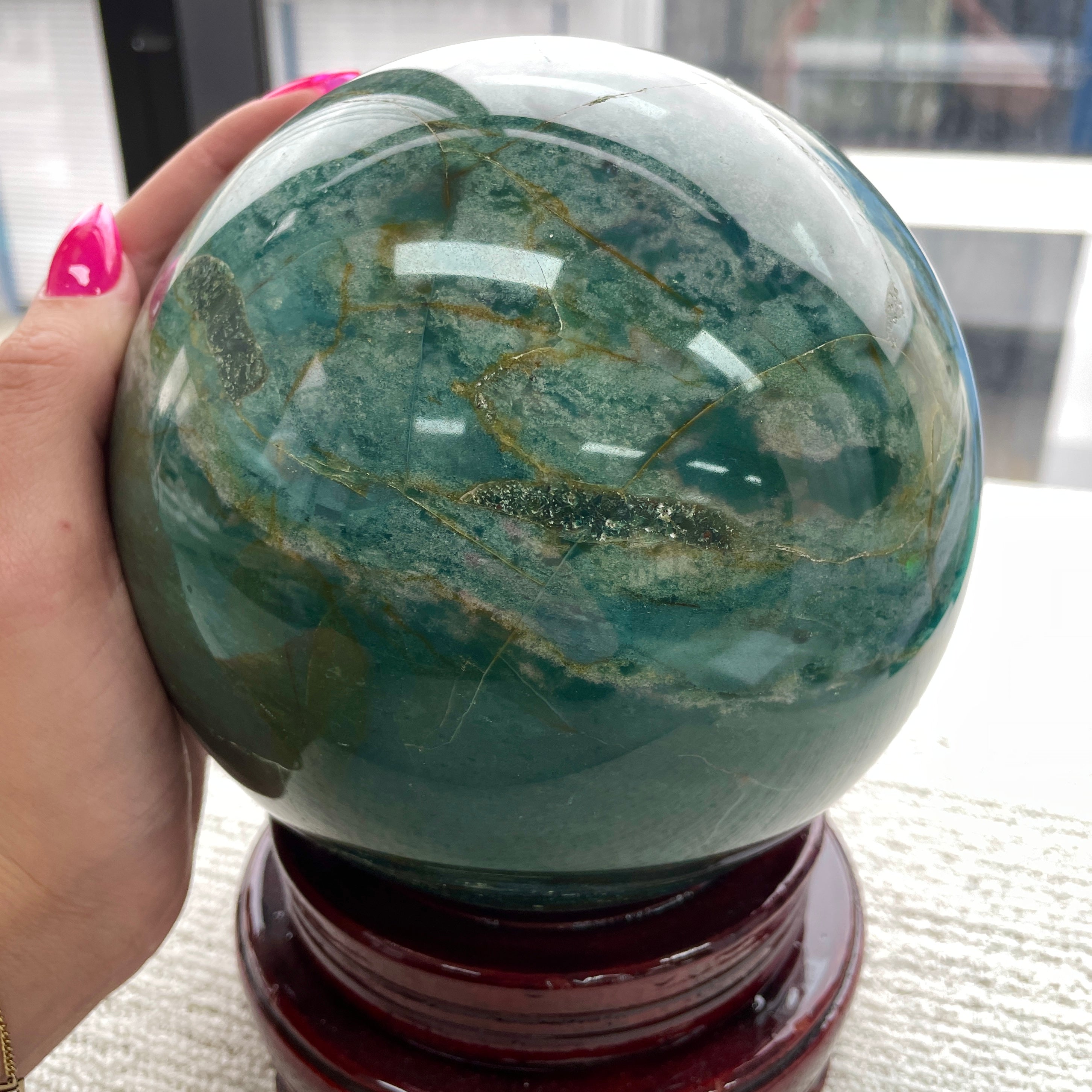Bloodstone Sphere XLarge - 14cm