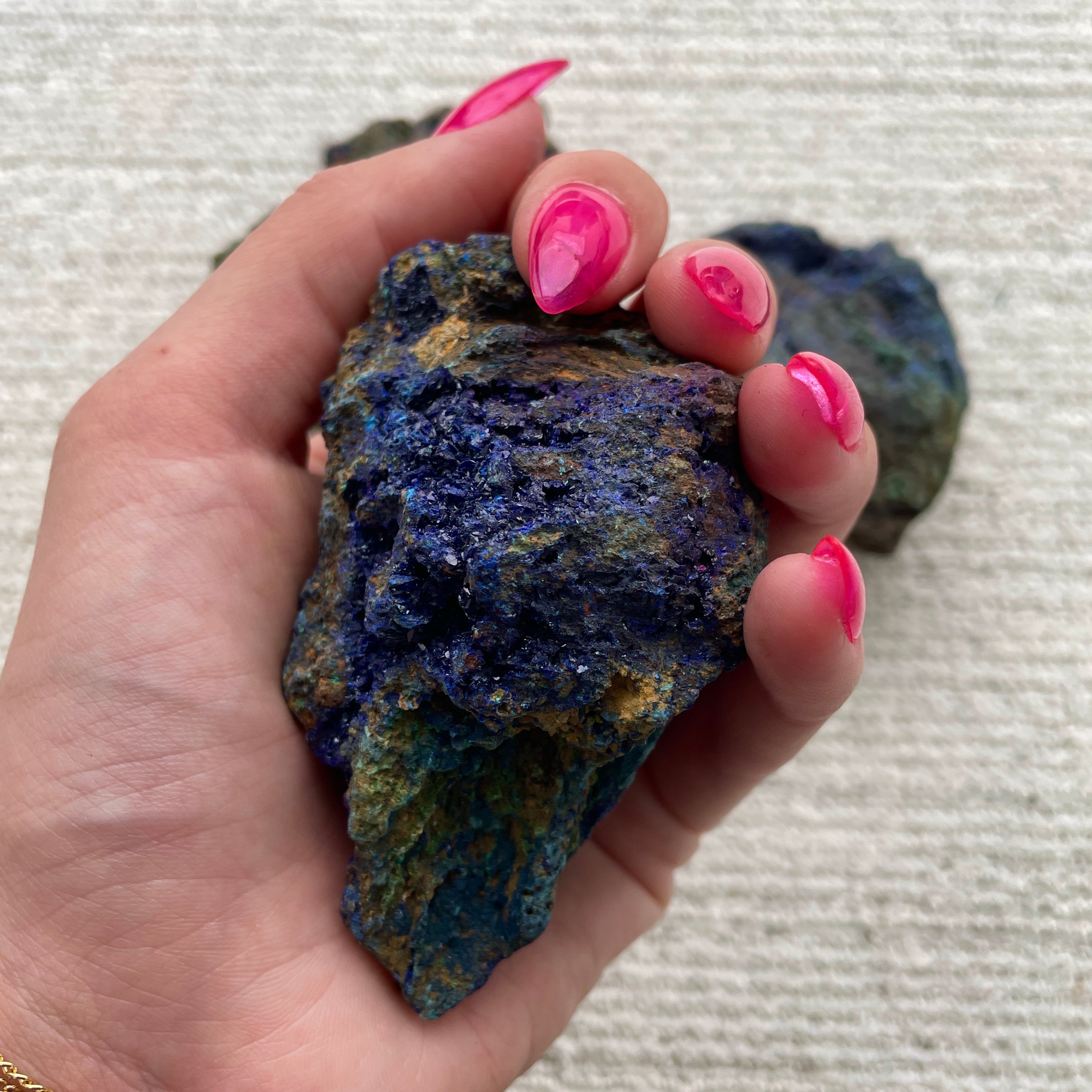 Azurite and Malachite Cluster - AM2