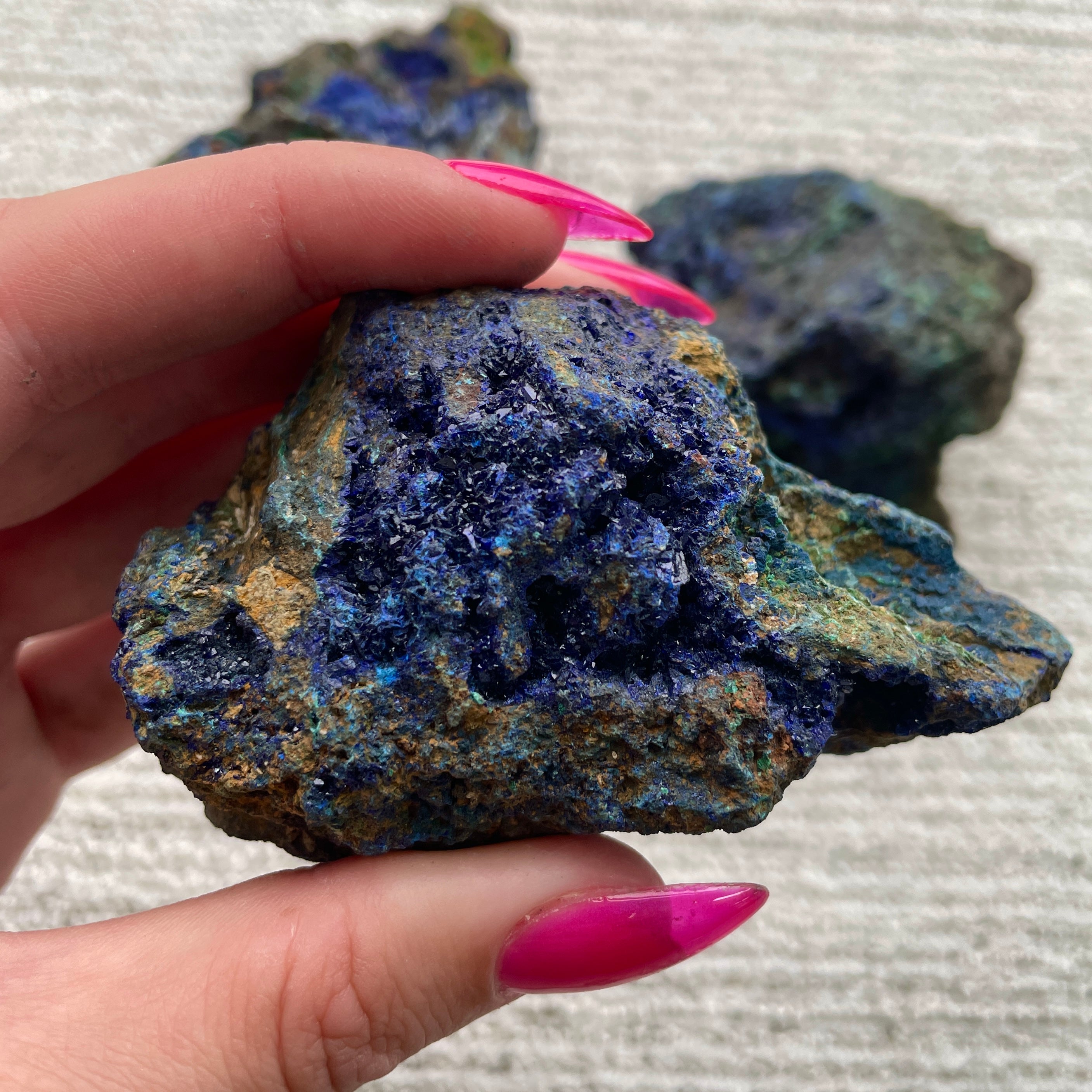 Azurite and Malachite Cluster - AM2
