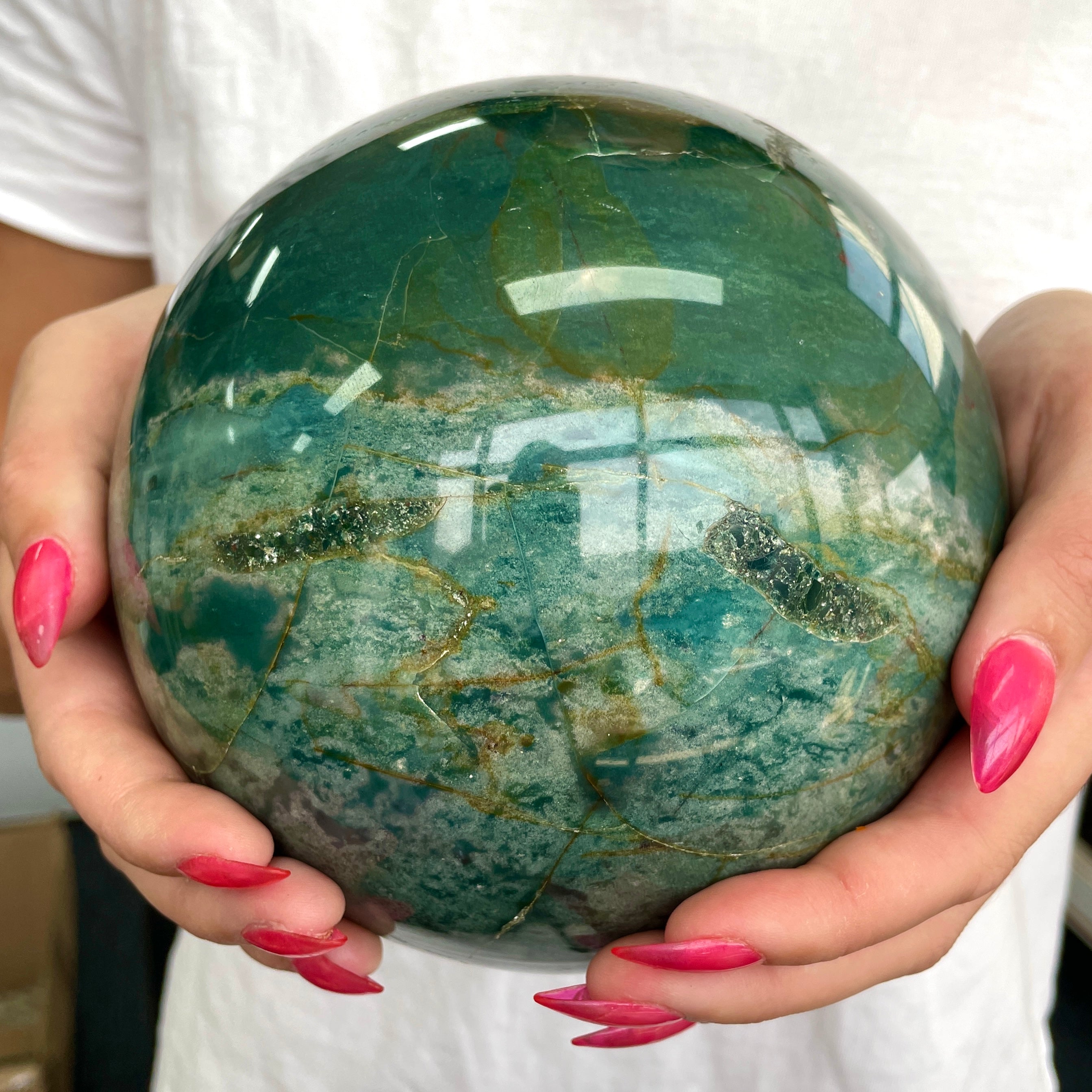 Bloodstone Sphere XLarge - 14cm