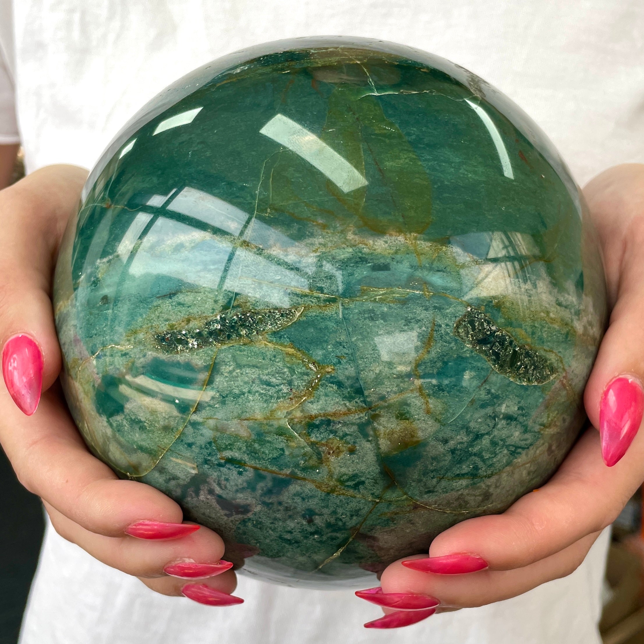 Bloodstone Sphere XLarge - 14cm