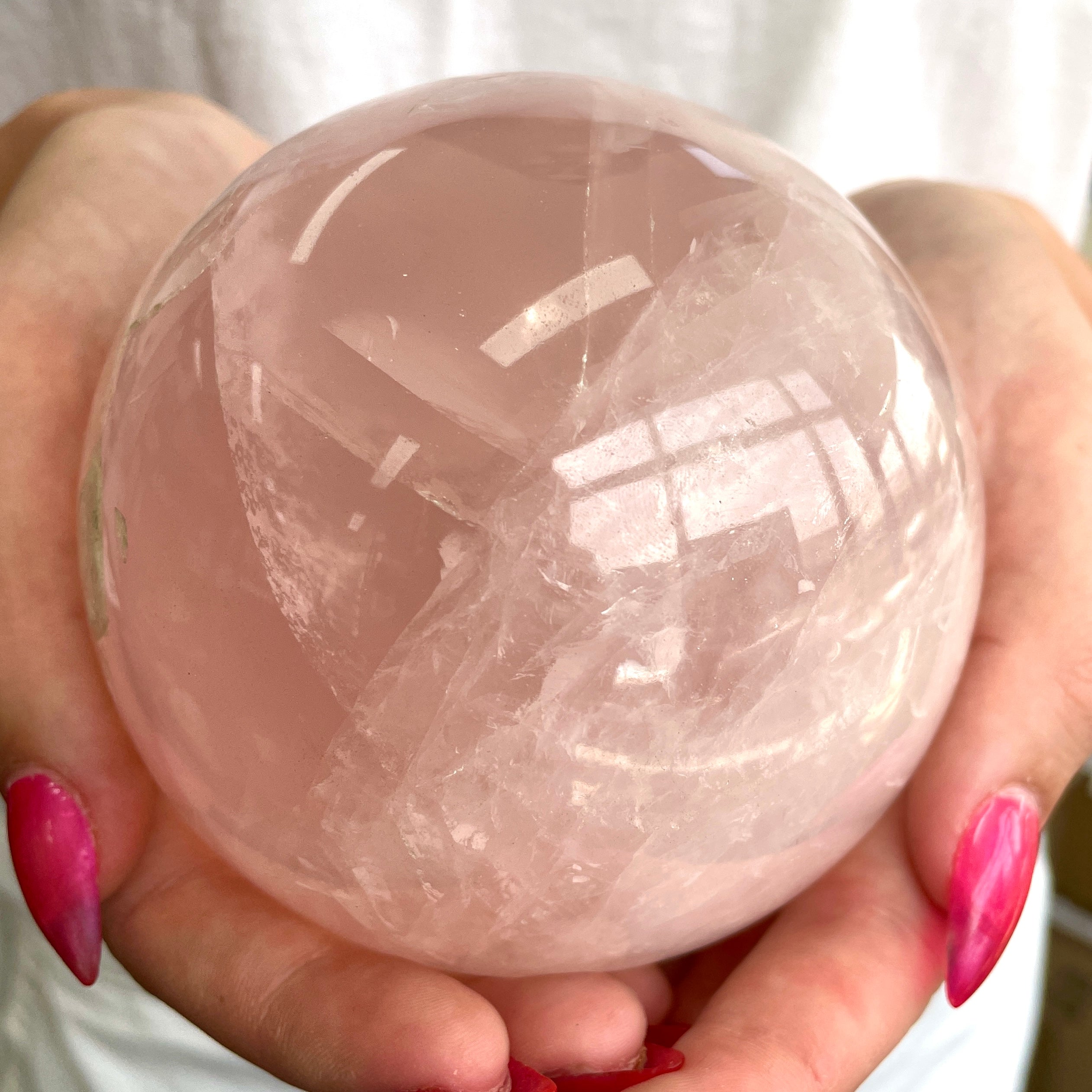 Rose Quartz Sphere Large - 9cm