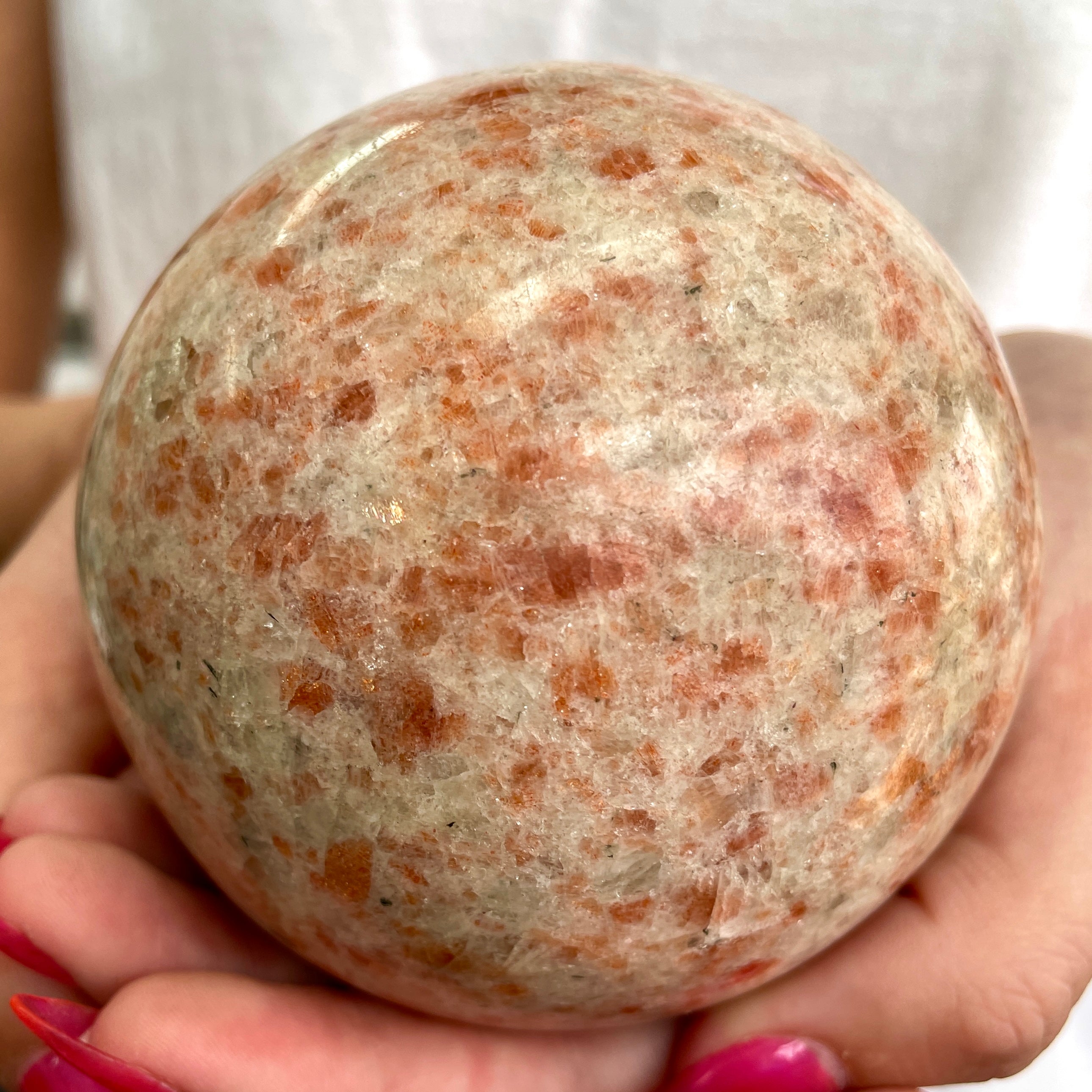 Sunstone Sphere Large - 9cm