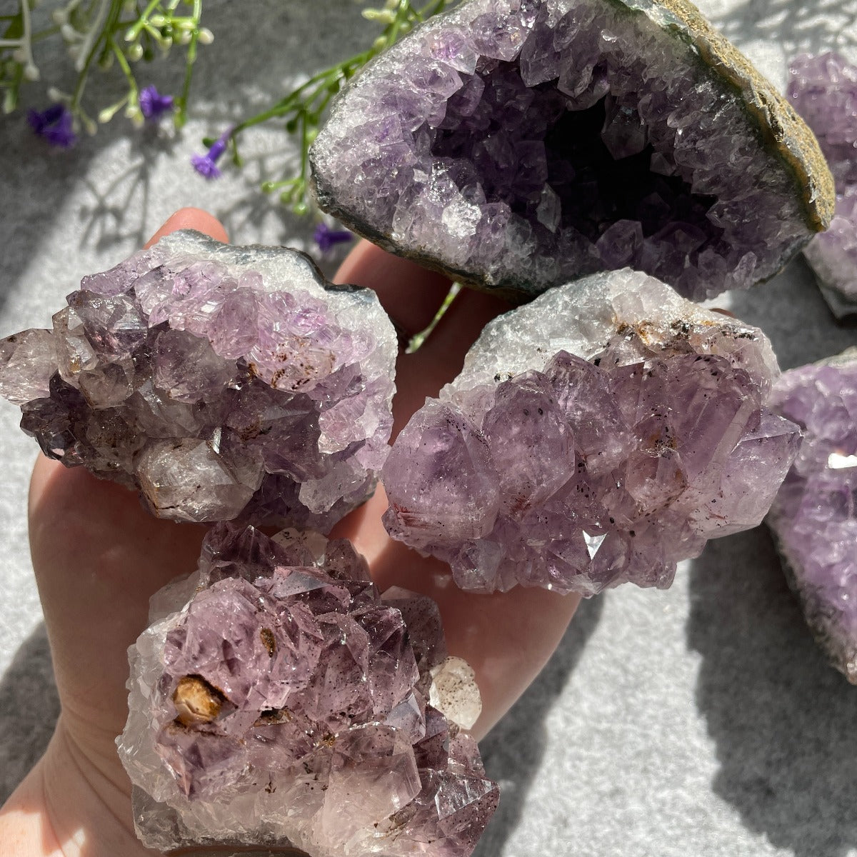 Amethyst Cluster Pack - 1KG