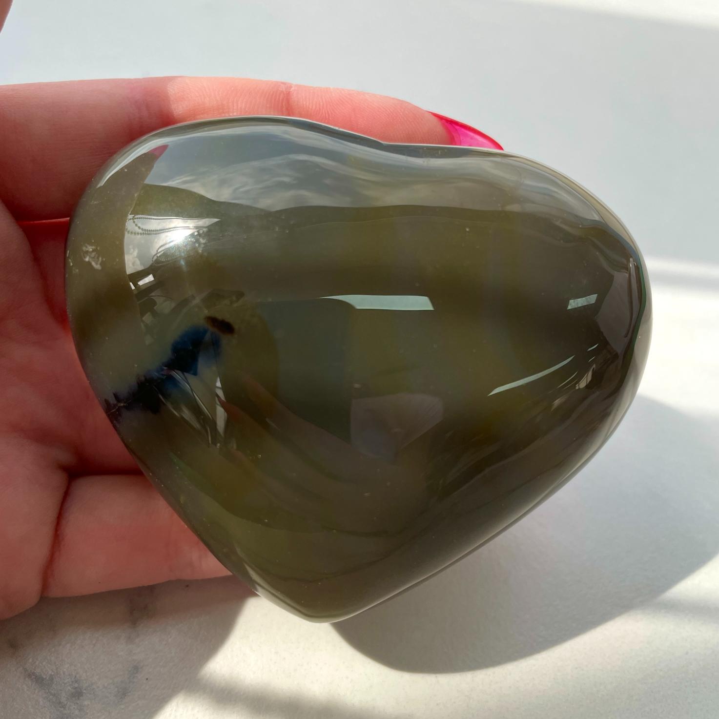 Agate Heart 8cm