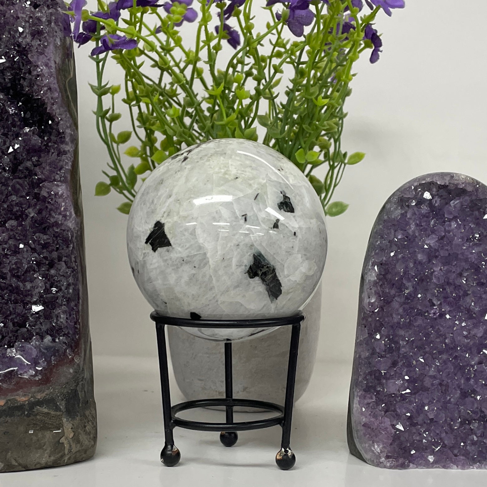 Rainbow Moonstone Sphere - 7.5cm