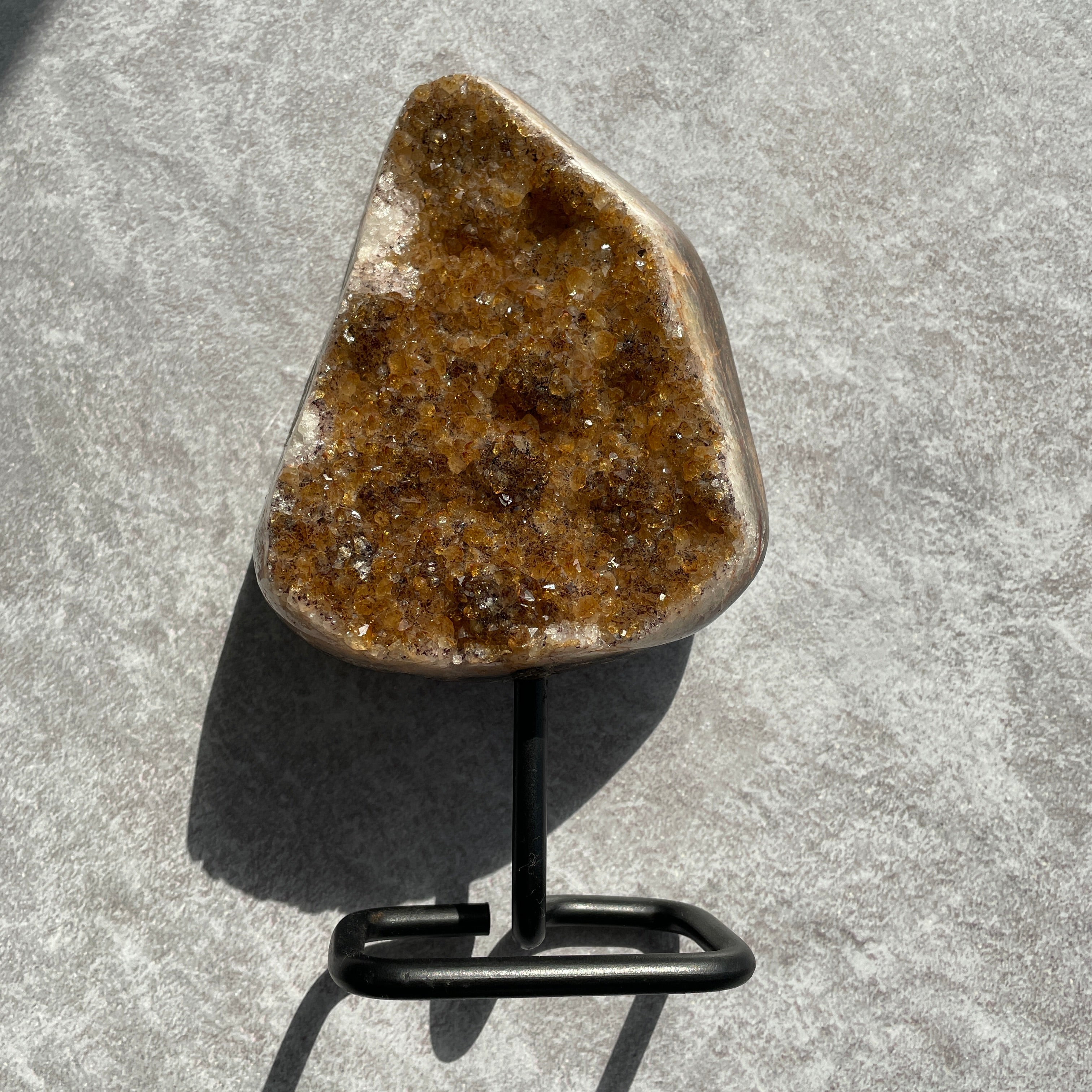 Citrine Cluster On Stand - 19