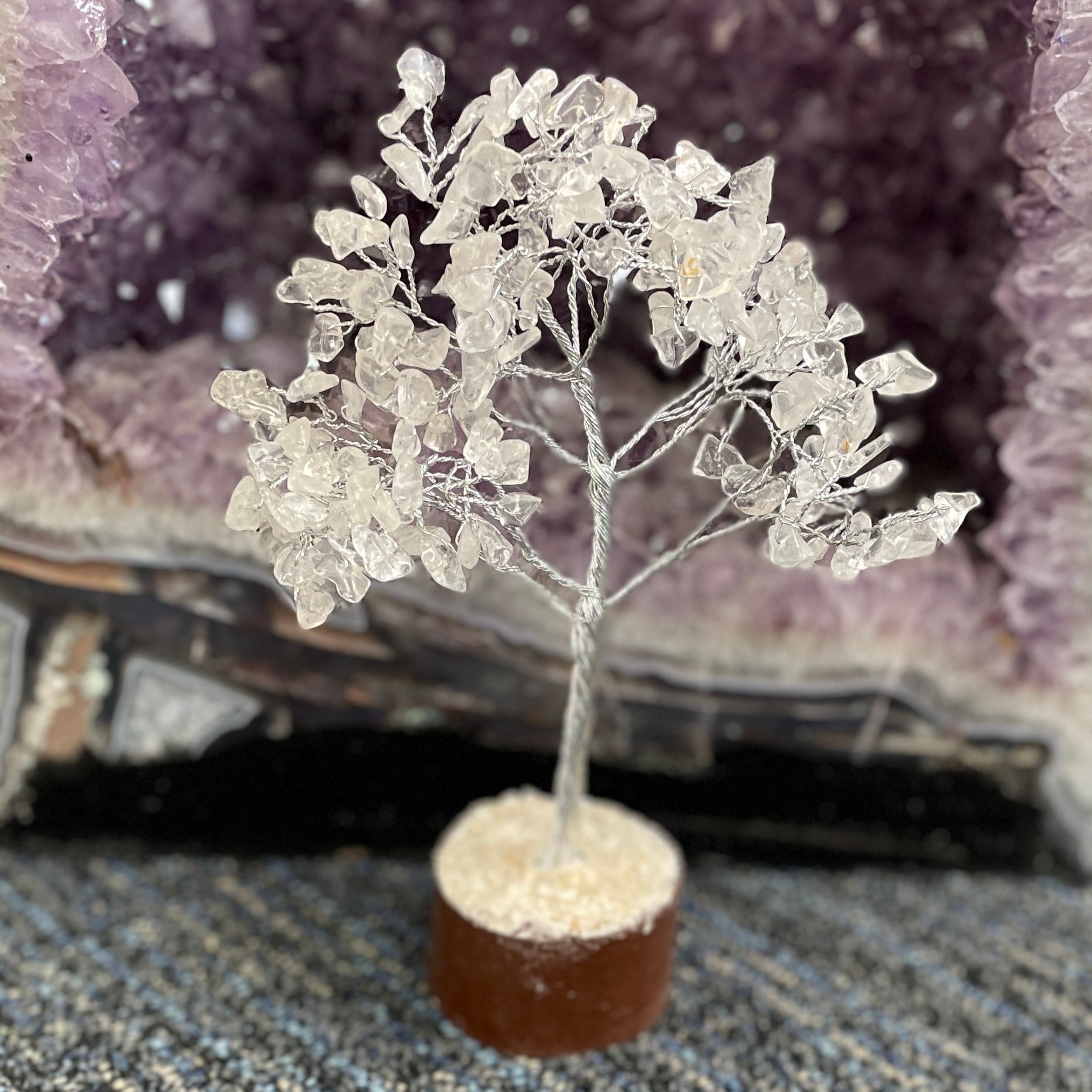 Clear Quartz Tree - Medium 012