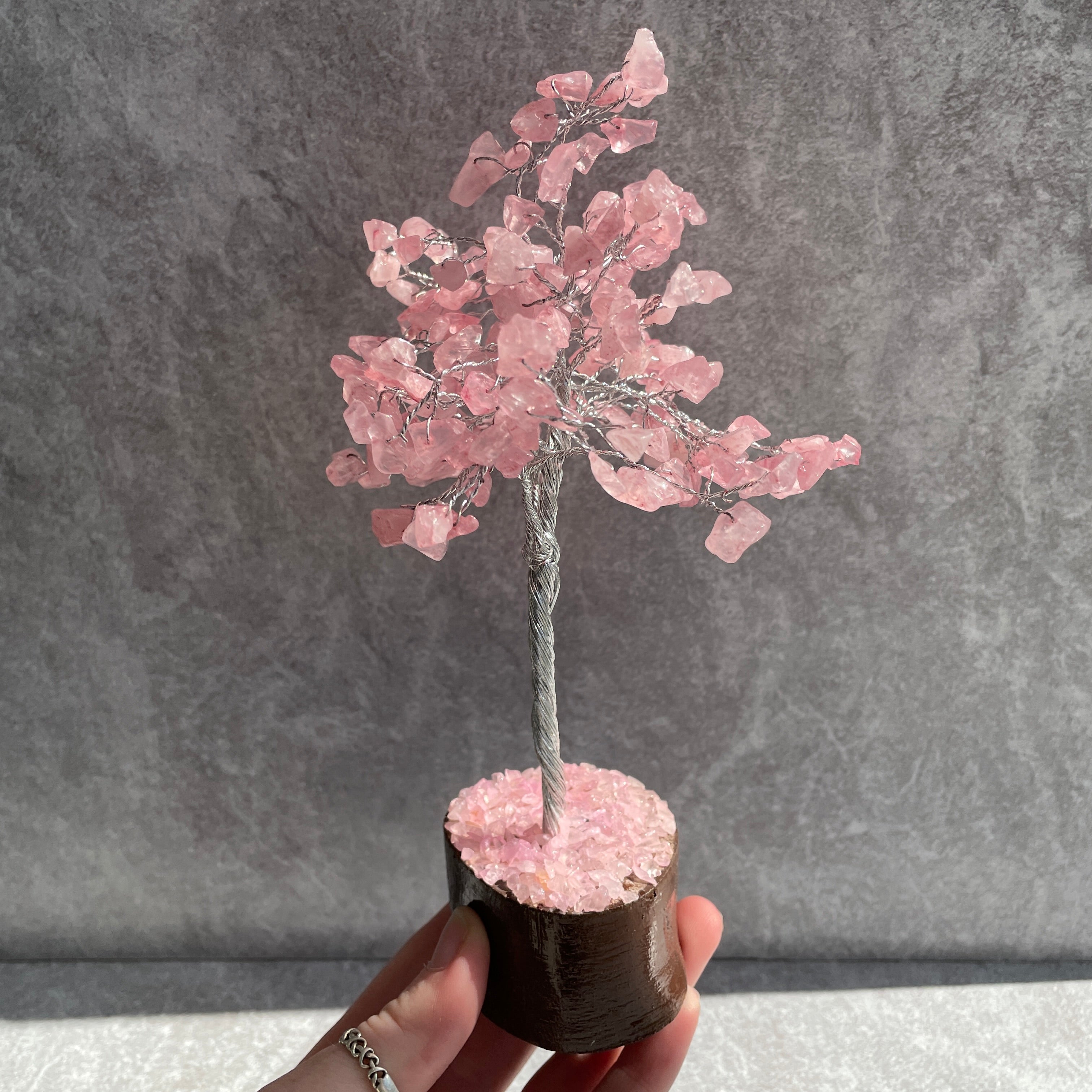 Rose Quartz Tree - Medium 012