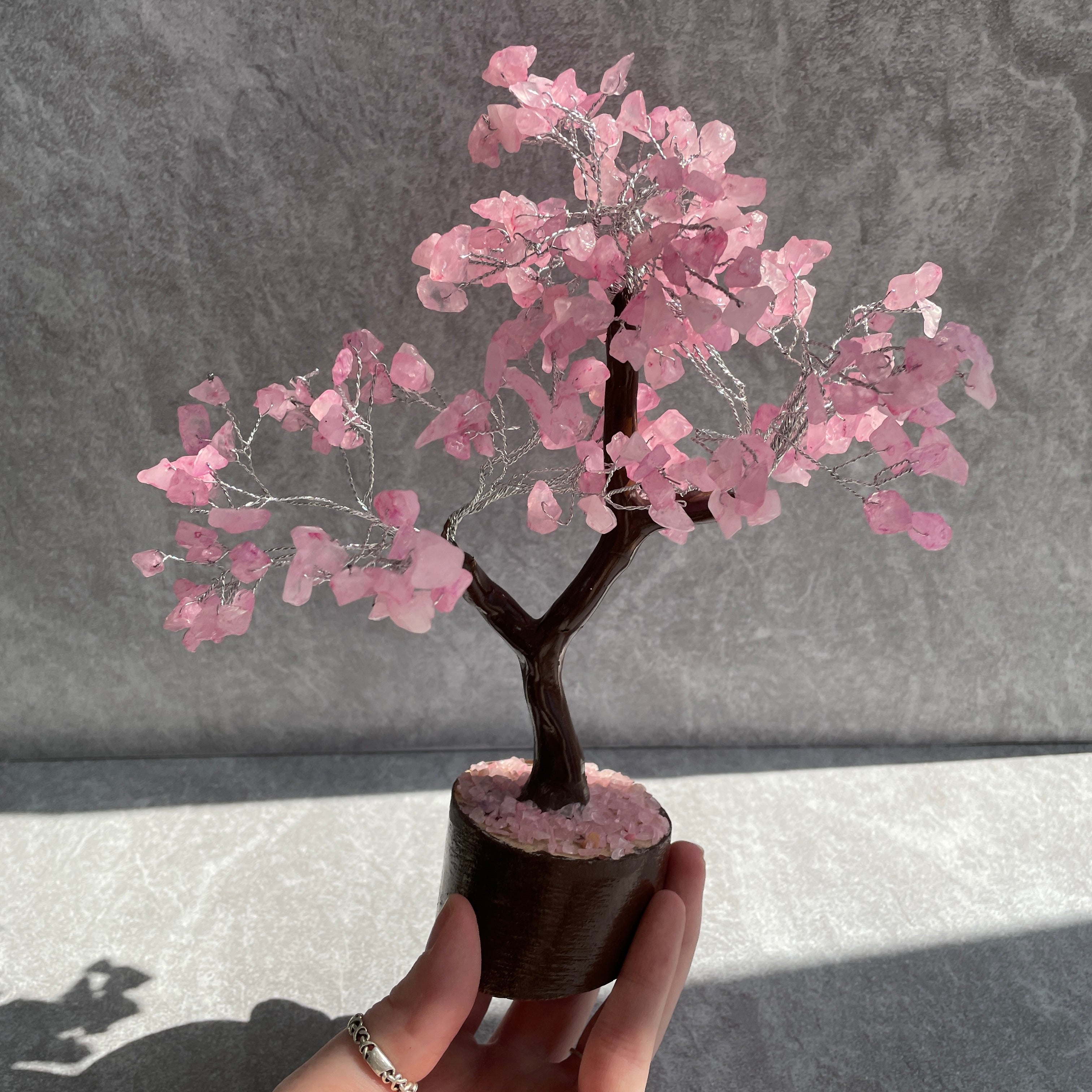 Rose Quartz Tree - Large 020