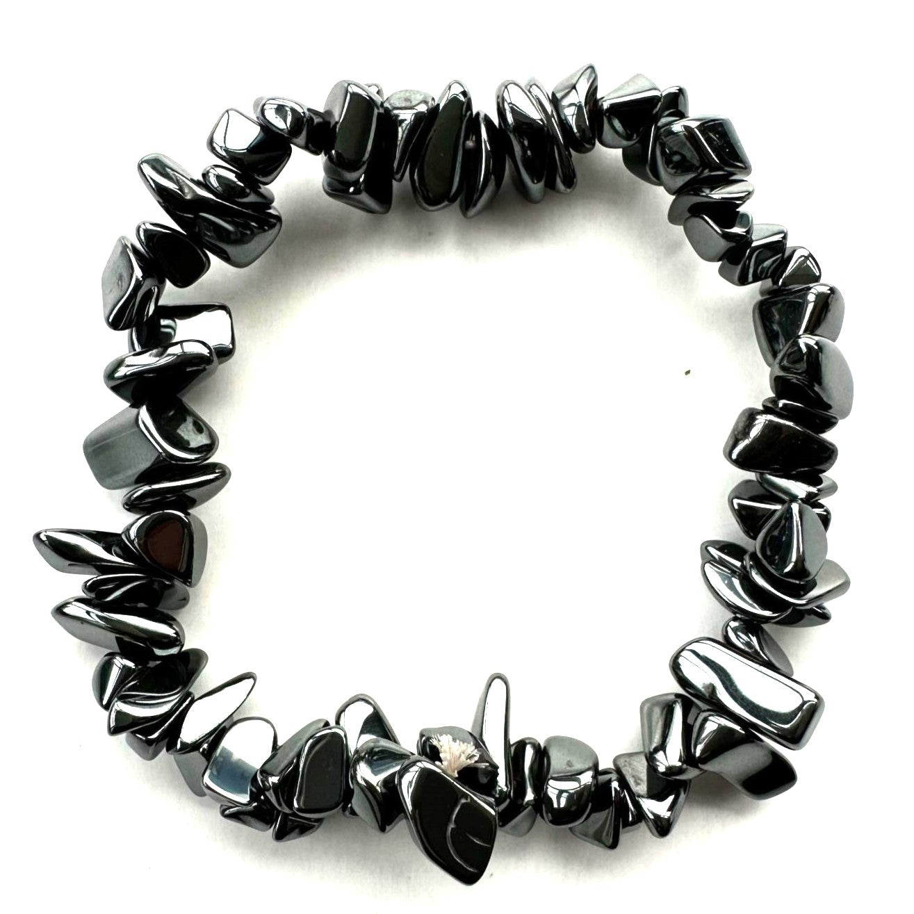 Hematite Chip Bracelet