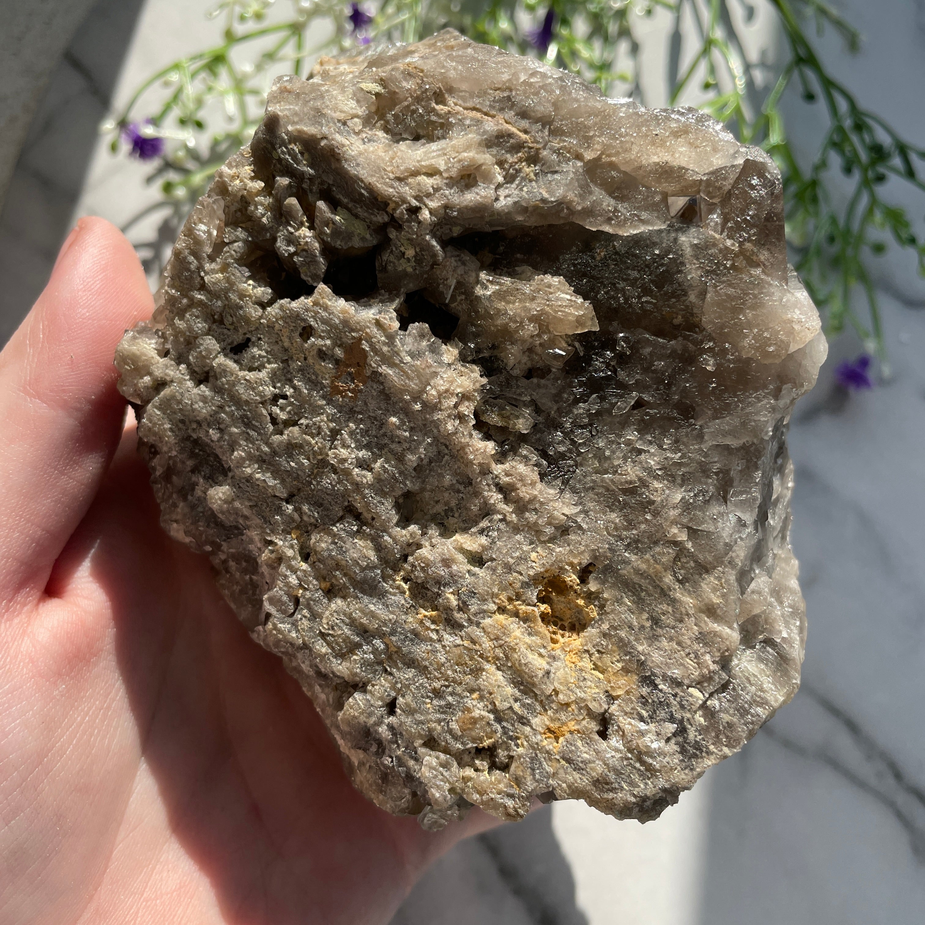 Smokey Quartz Cluster  - 42