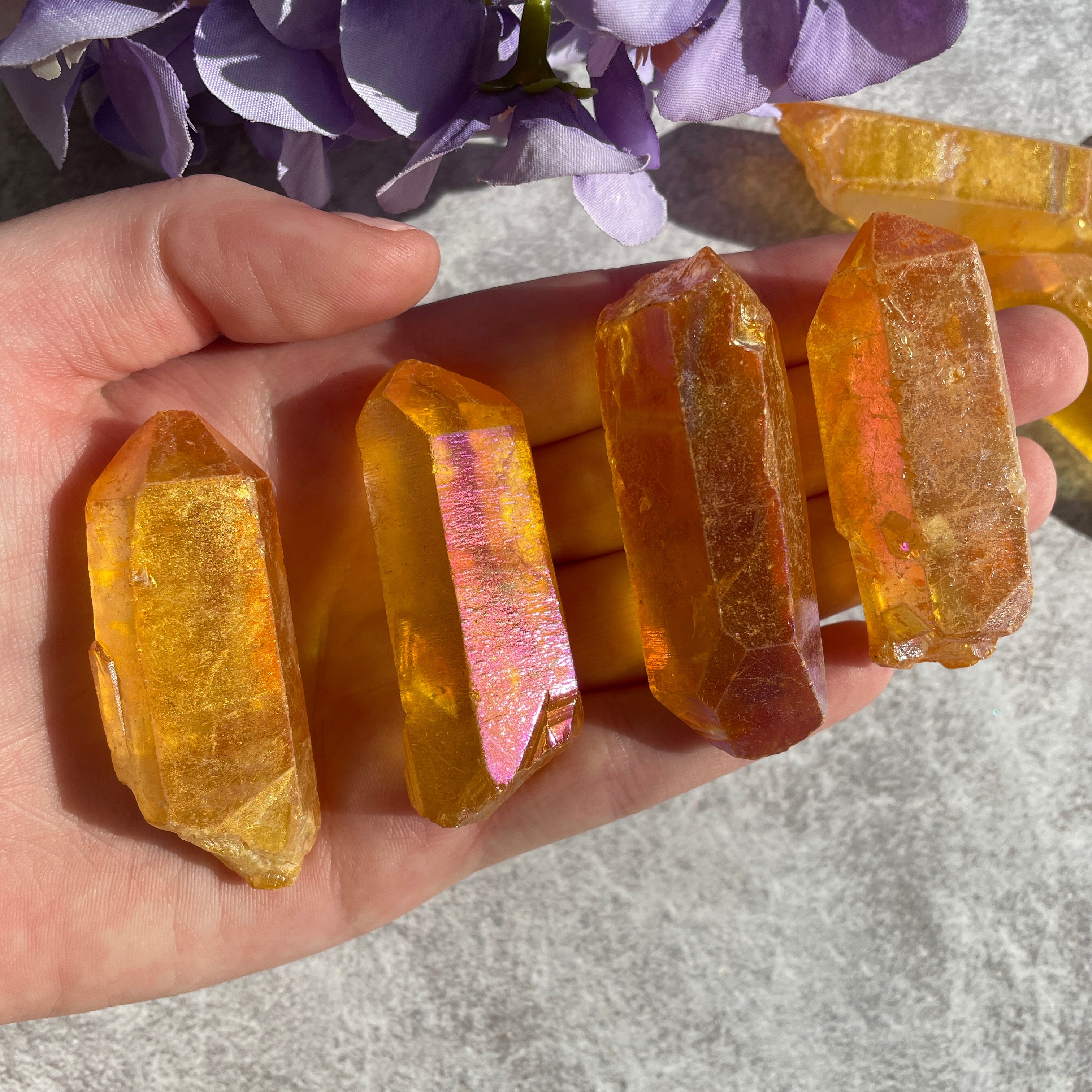 Yellow Aura - Yellow - Aura Point - 1pc