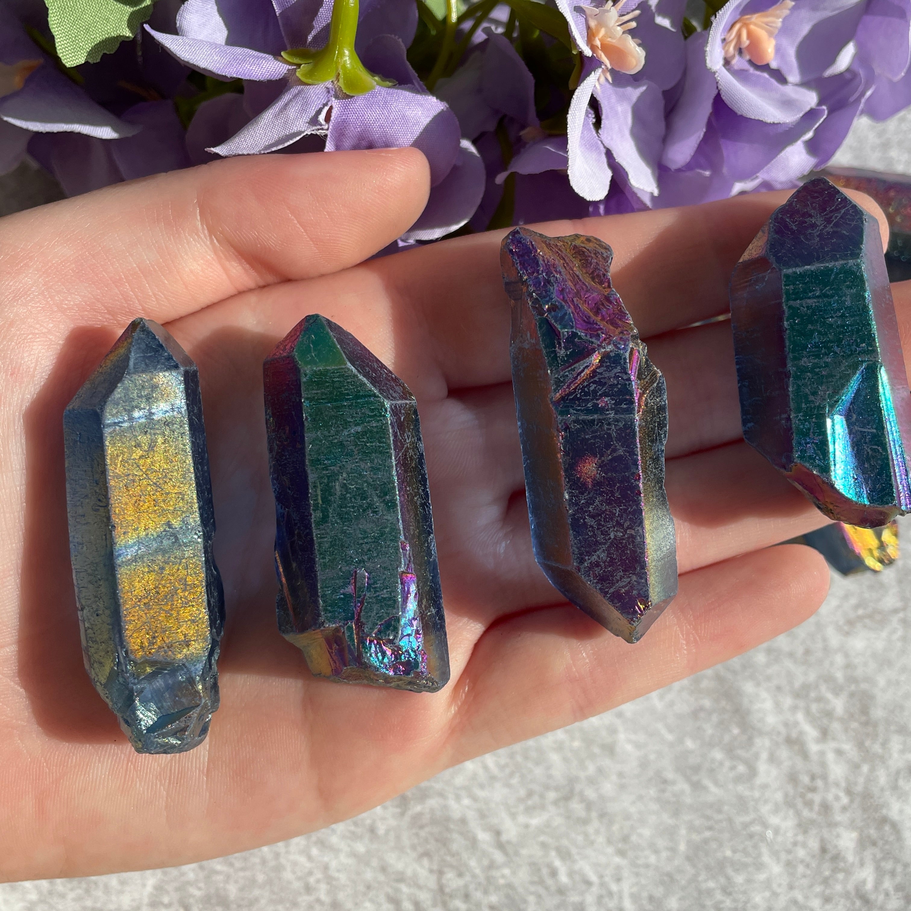 Rainbow Titanium - Aura Point - 1pc