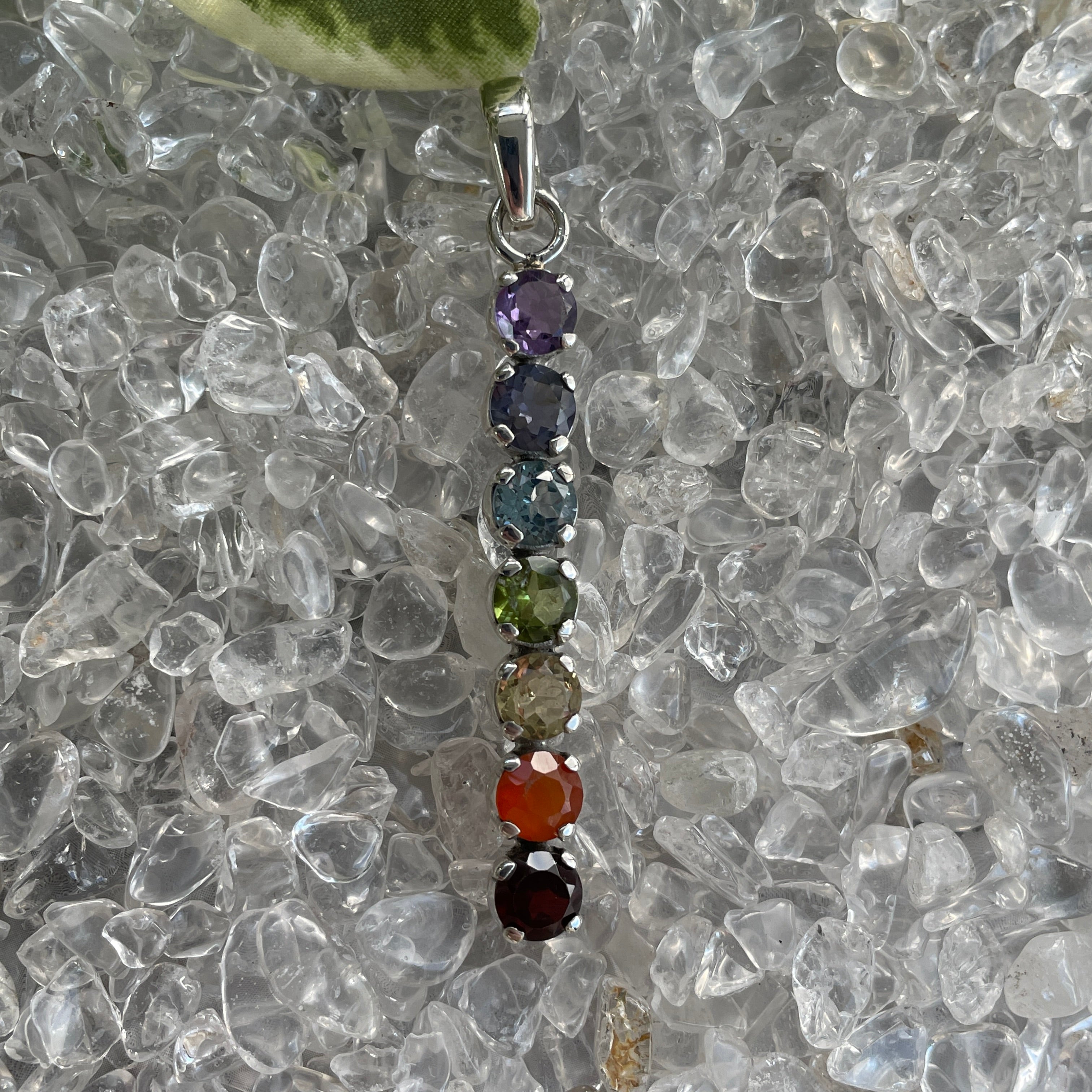 Sterling Silver Pendant - Chakra - Straight LGE