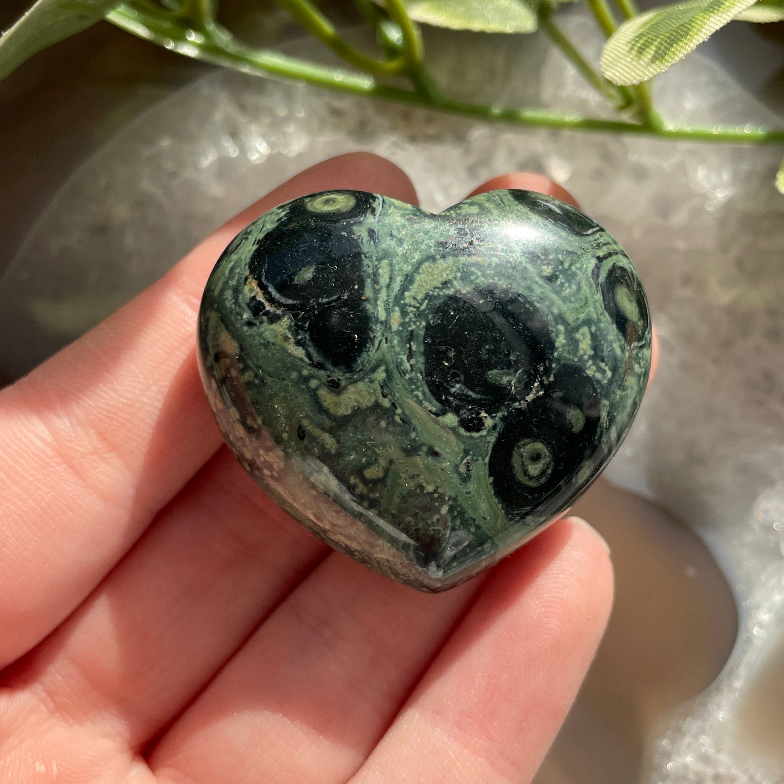 Kambaba Jasper Heart 4cm