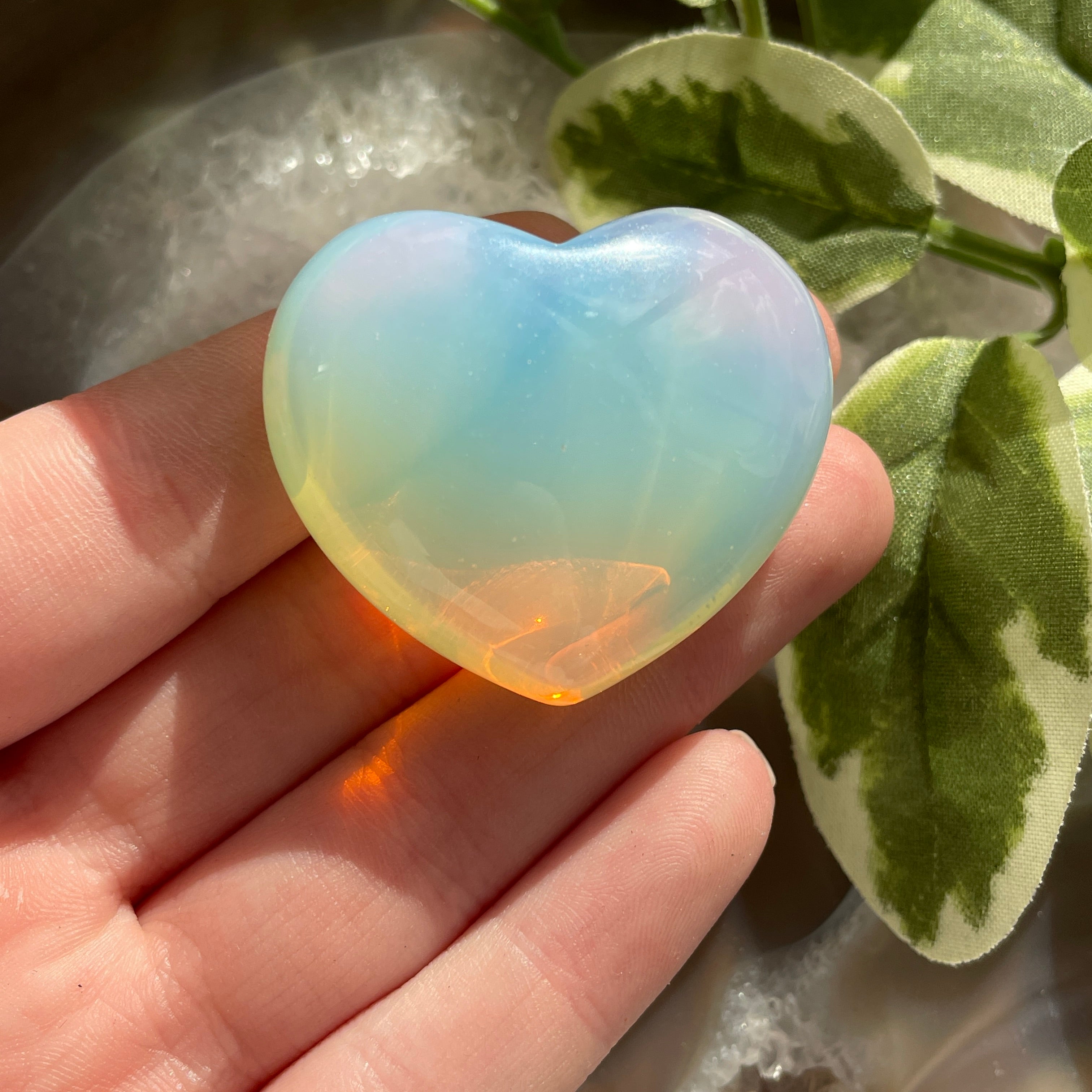 Opalite Heart 4cm