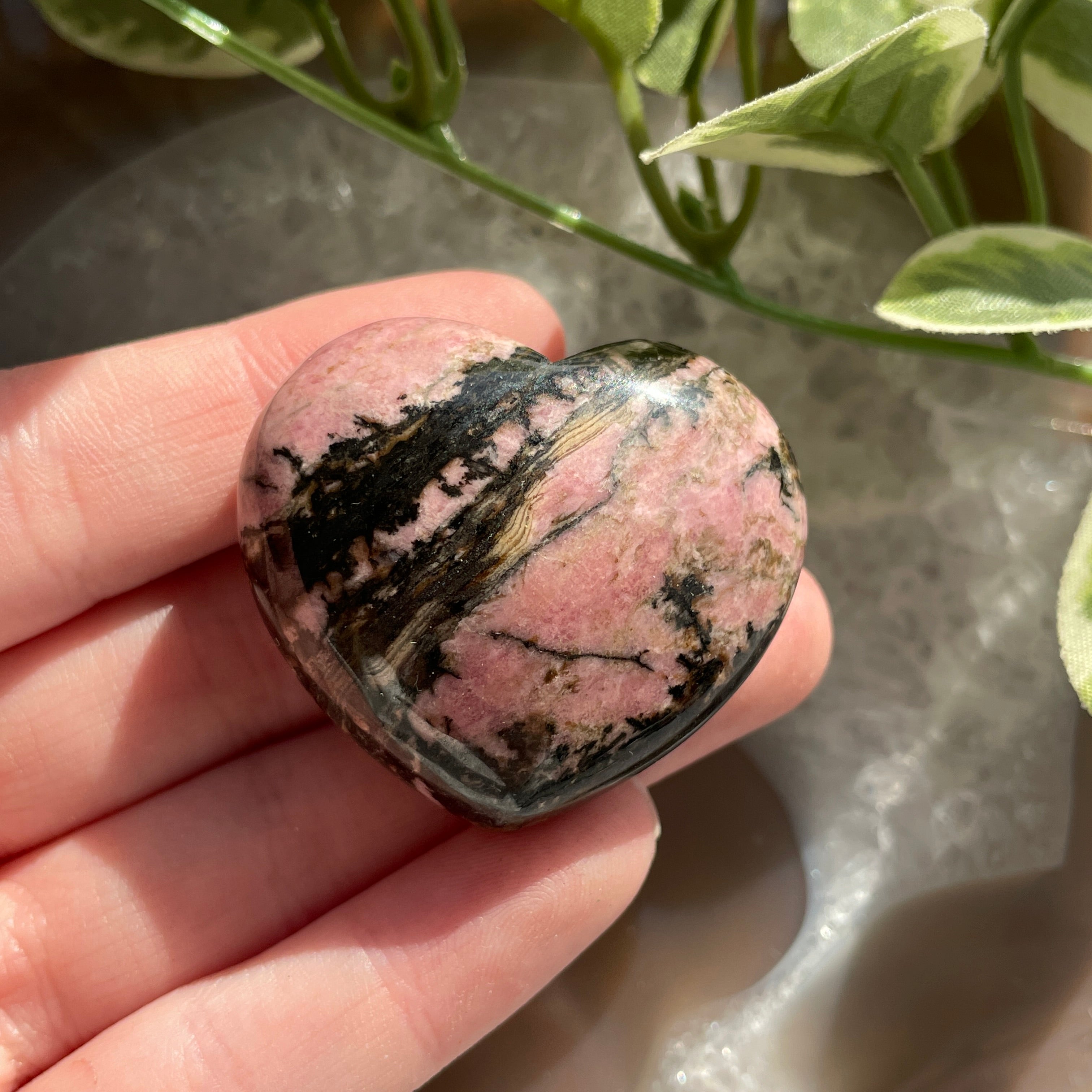 Rhodonite Heart 4cm