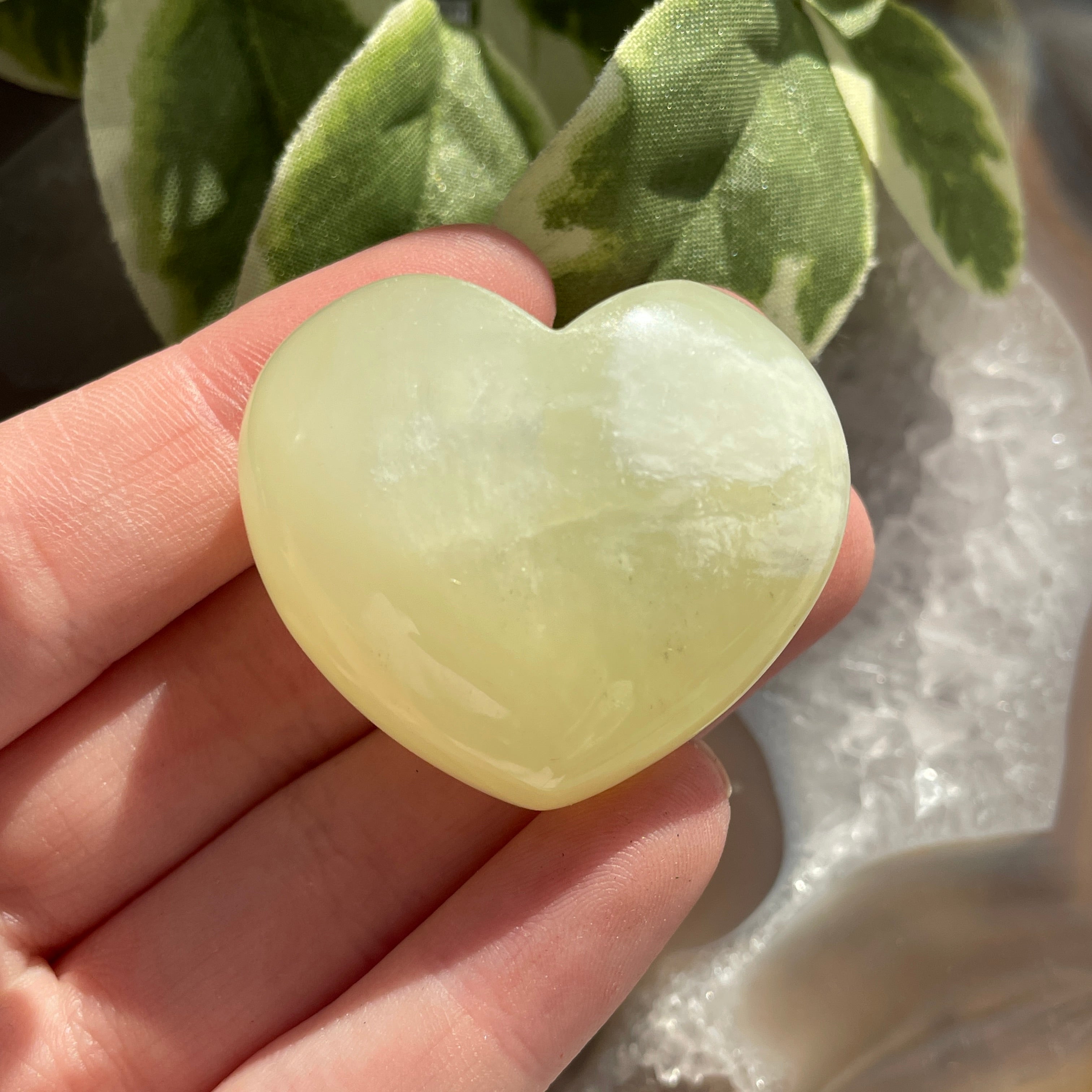 Jade Heart 4cm