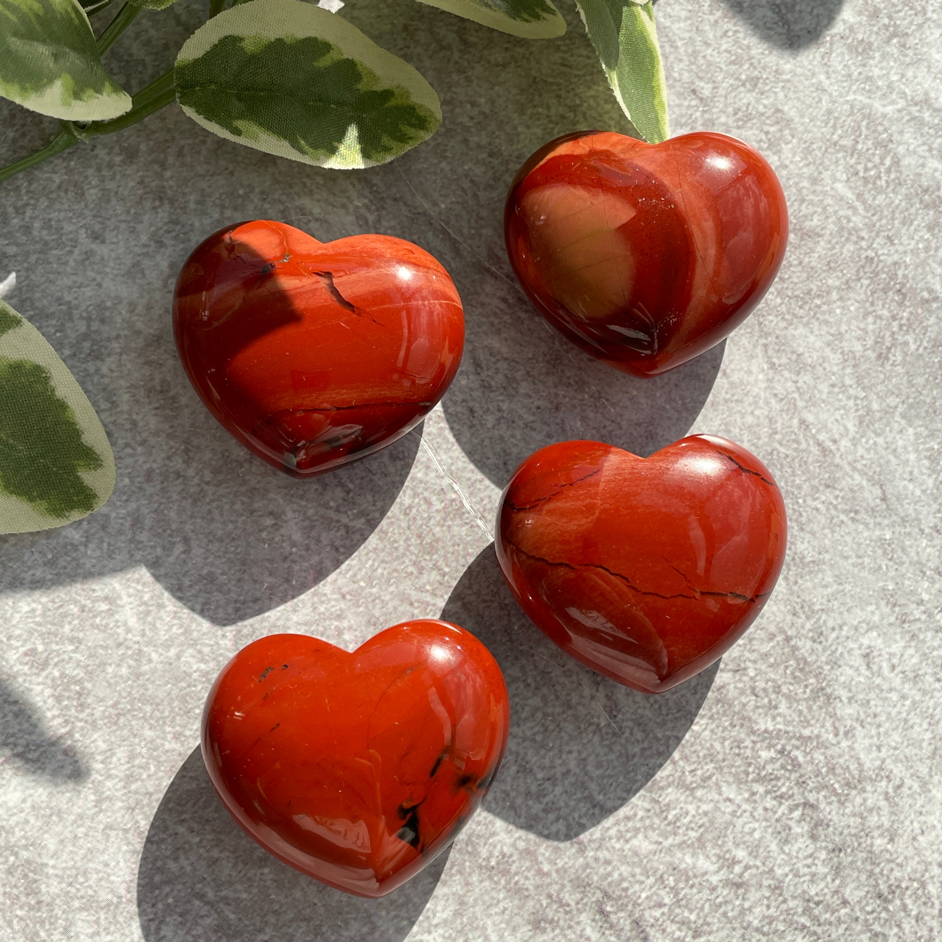 Red Jasper Heart 4cm