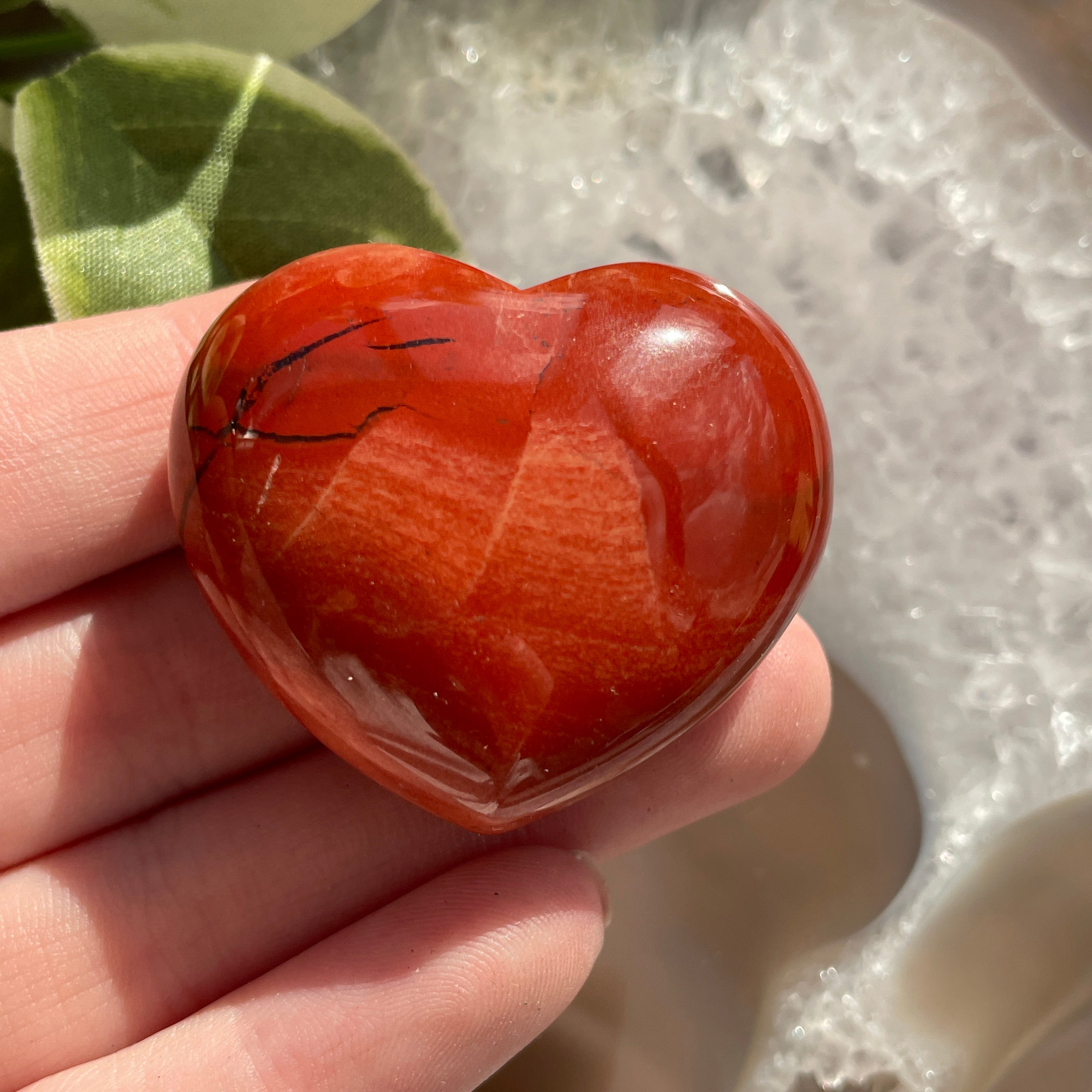 Red Jasper Heart 4cm