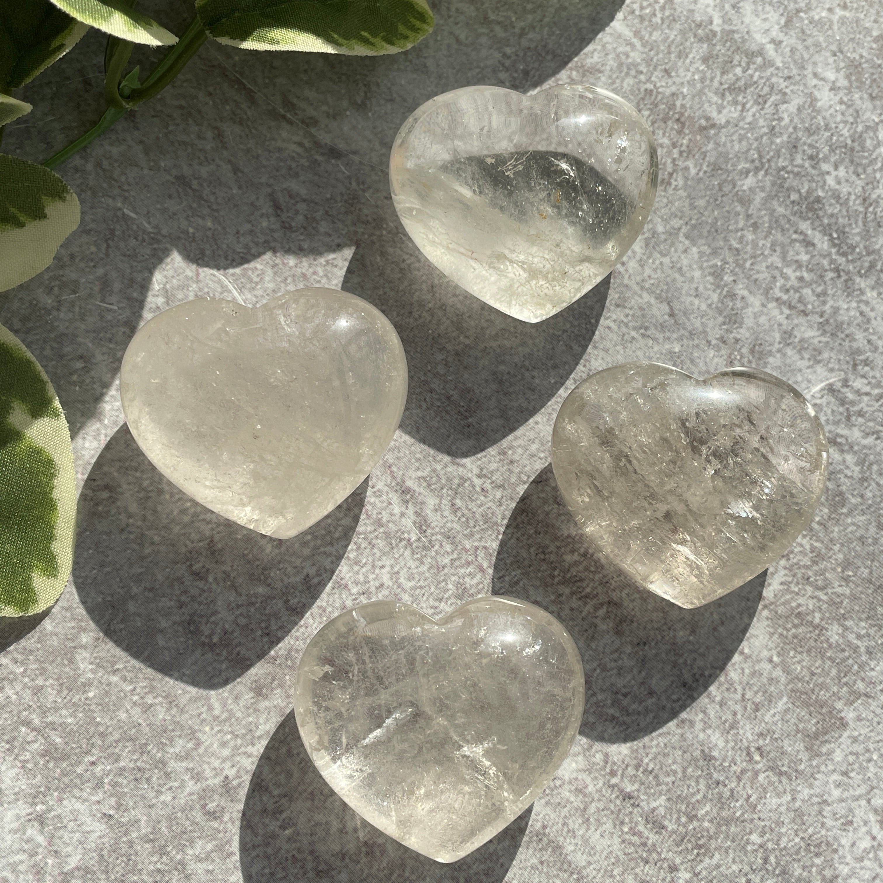 Clear Quartz Heart 4cm 