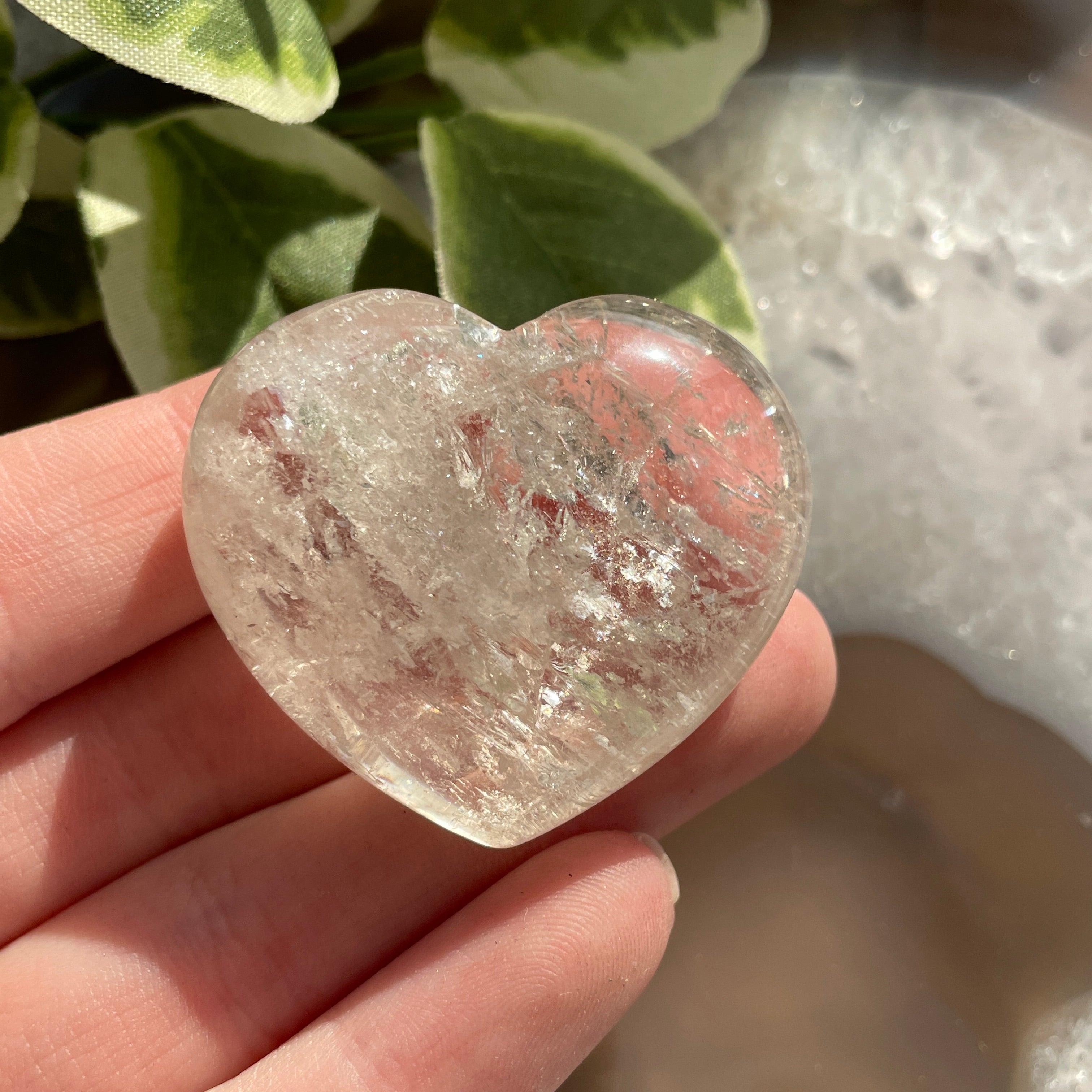 Clear Quartz Heart 4cm