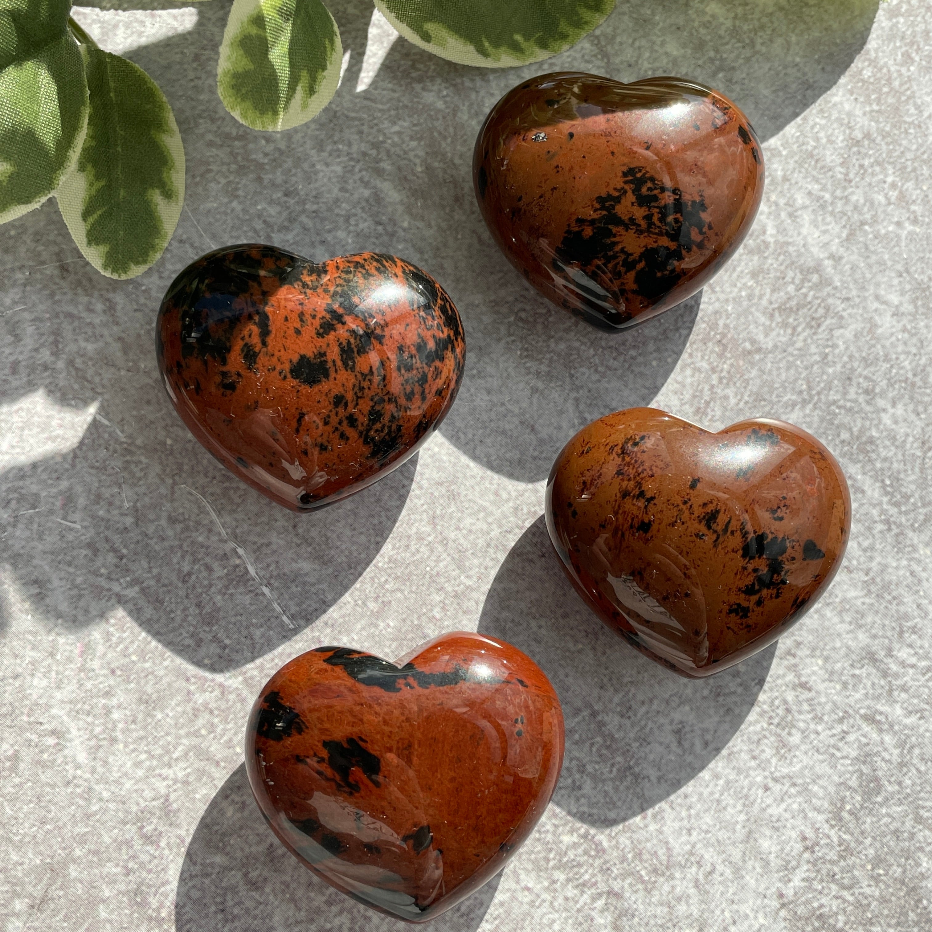 Mahogany Obsidian Heart 4cm