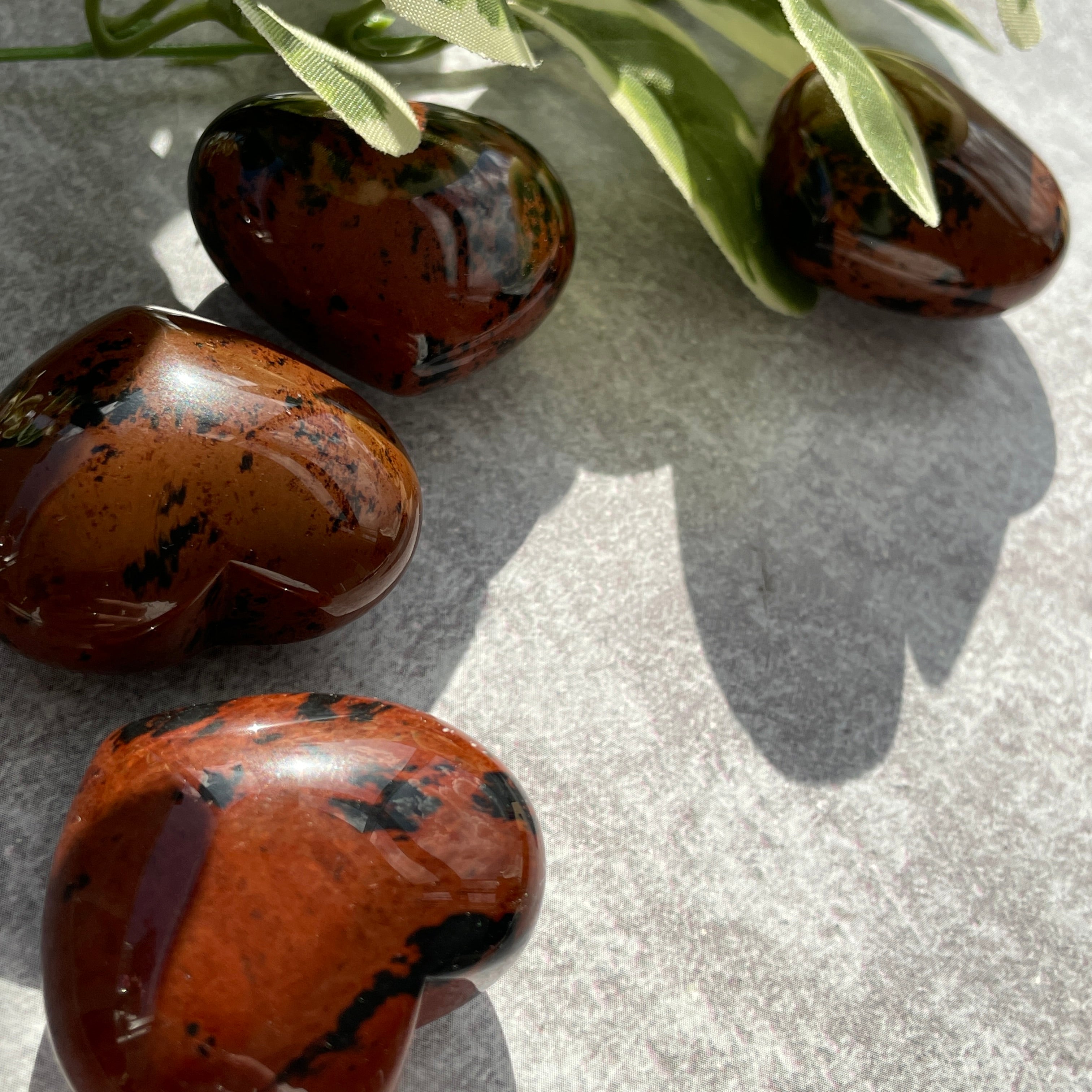 Mahogany Obsidian Heart 4cm