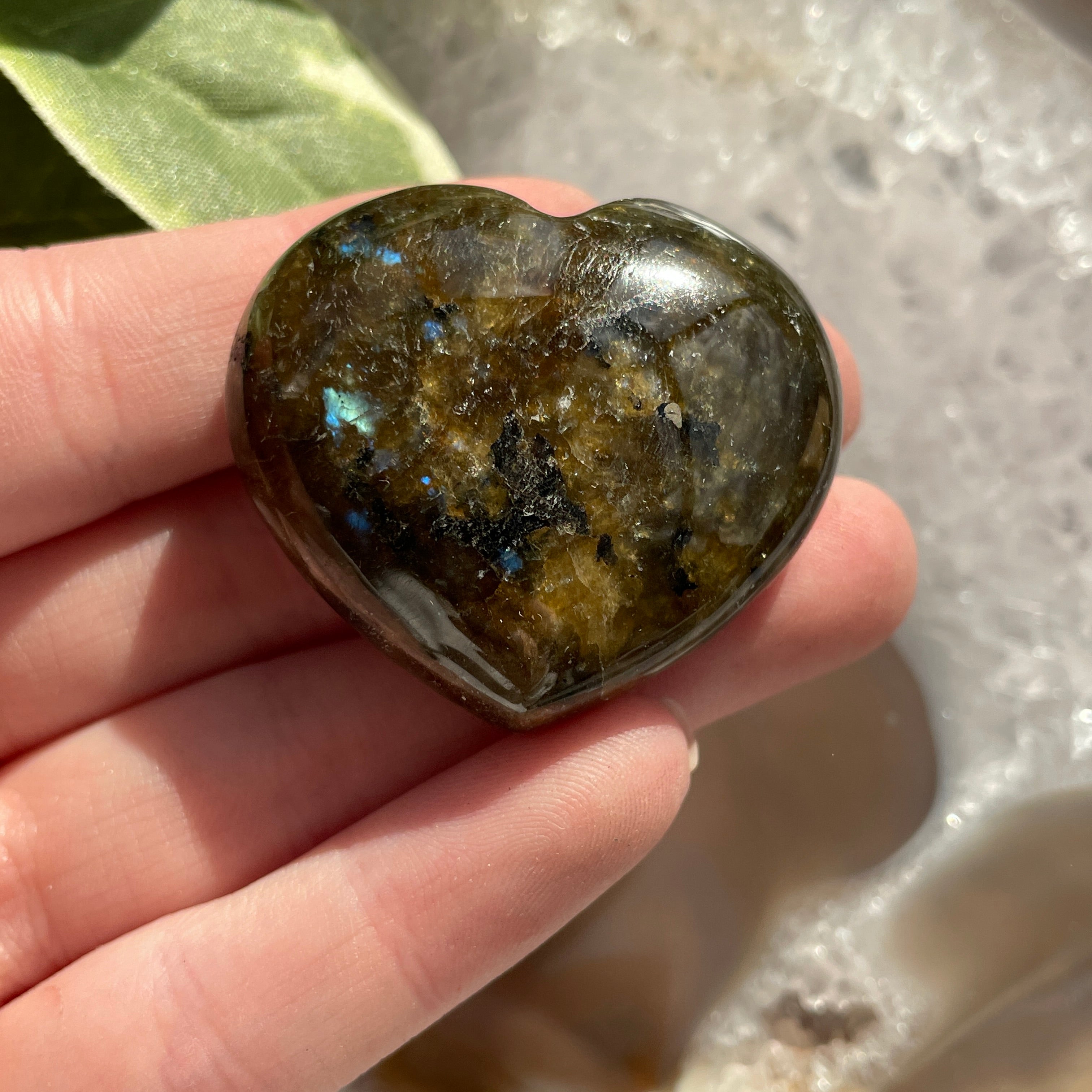 Labradorite Heart 4cm