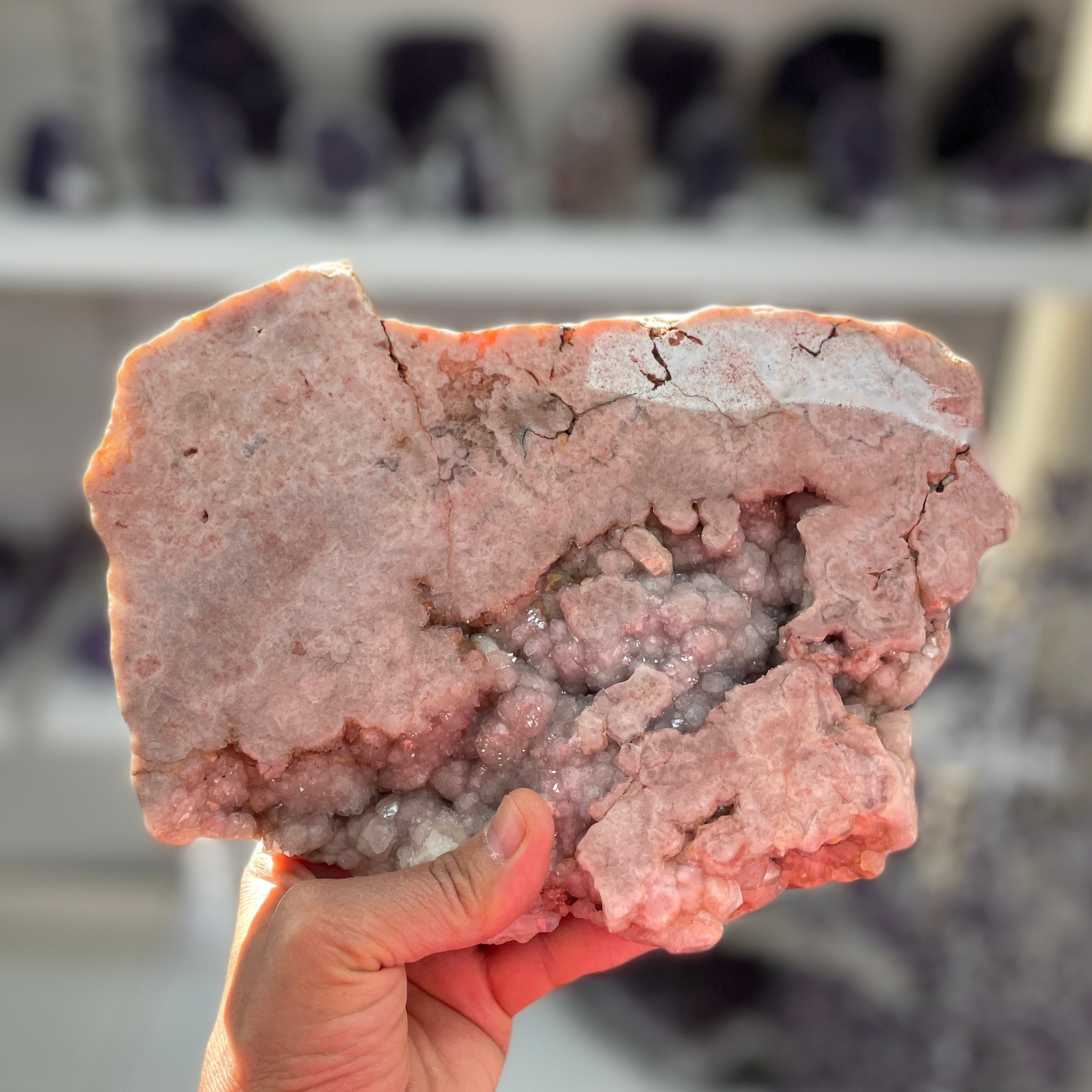 Pink Amethyst - Slice - 16