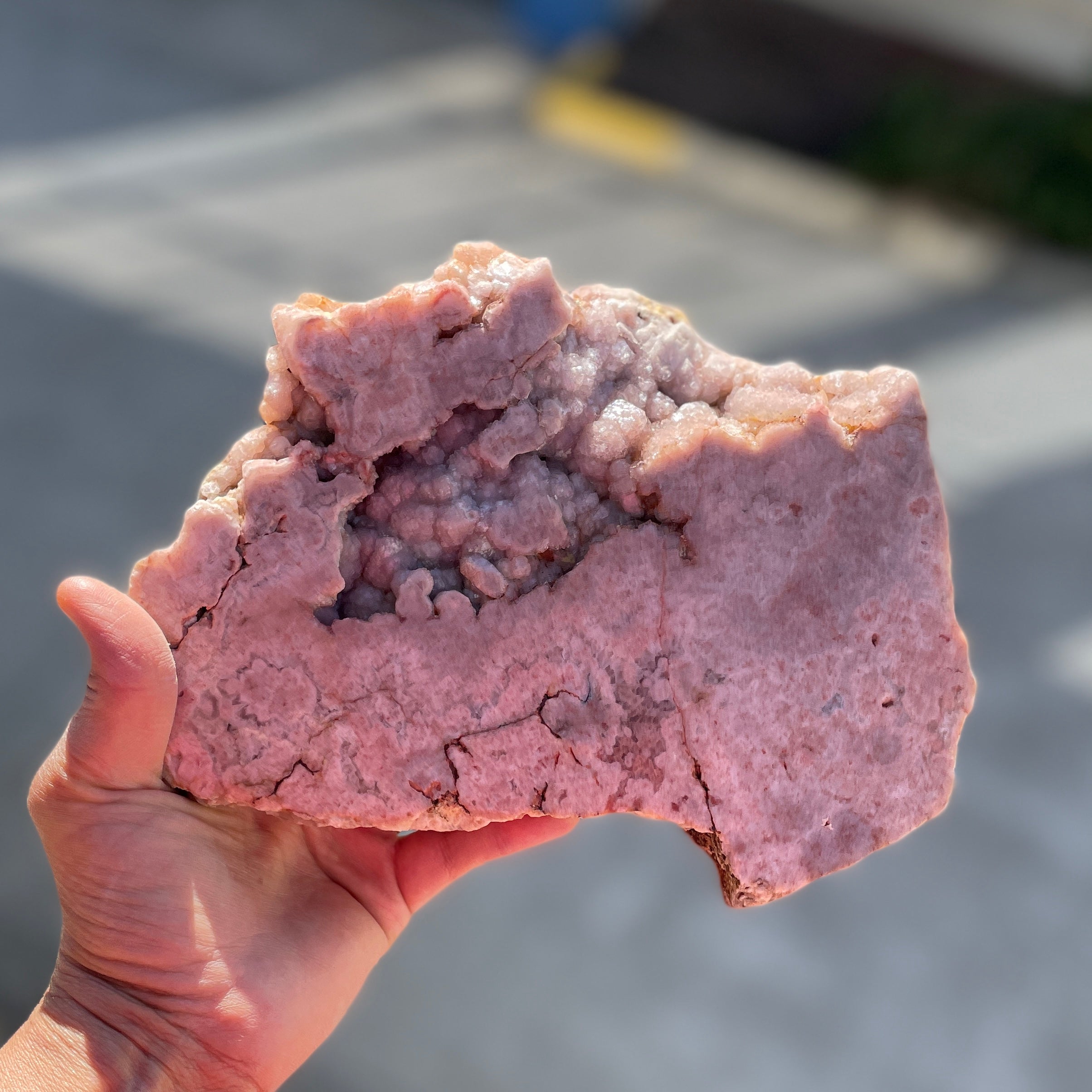 Pink Amethyst - Slice - 16