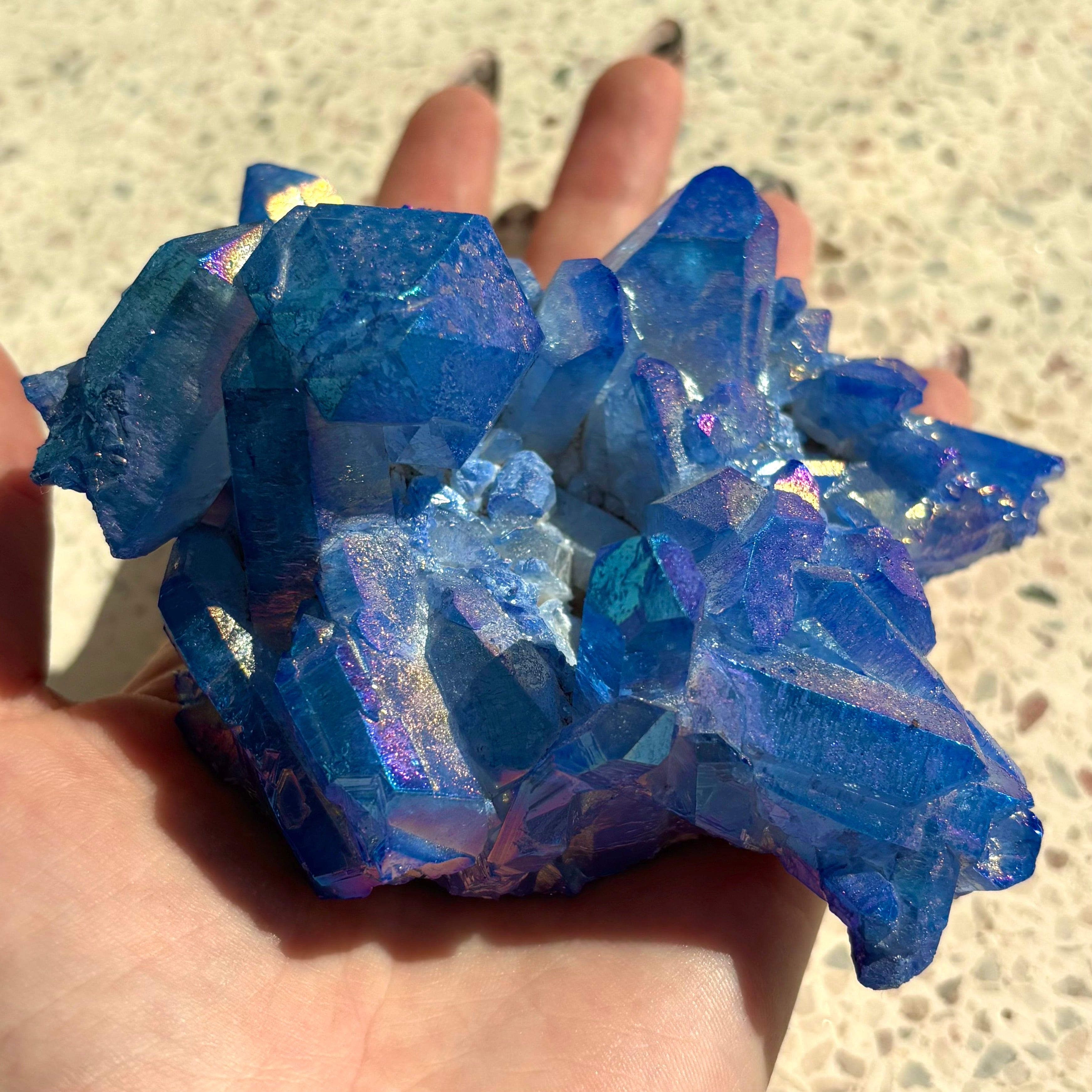 Dark Aqua Aura Cluster - 01