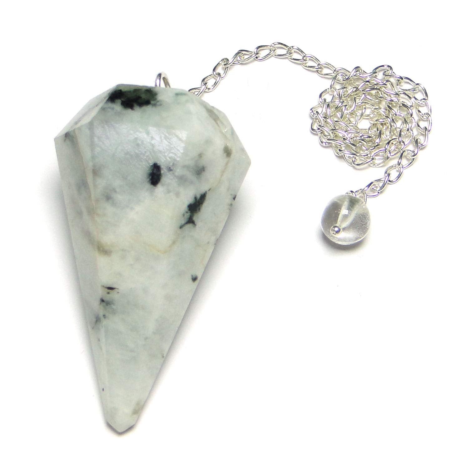 Moonstone Faceted Pendulum