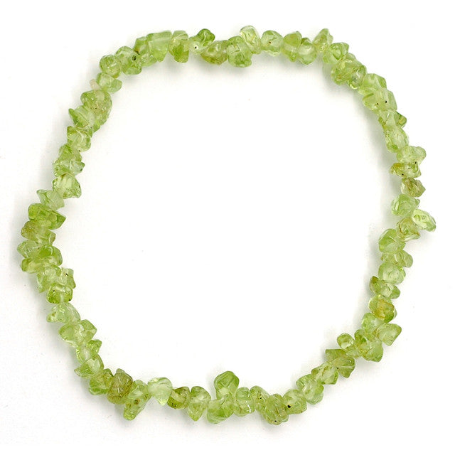 Peridot Chip Bracelet