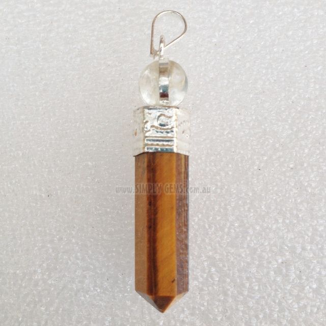 Tigers Eye - Ball Point Pendant