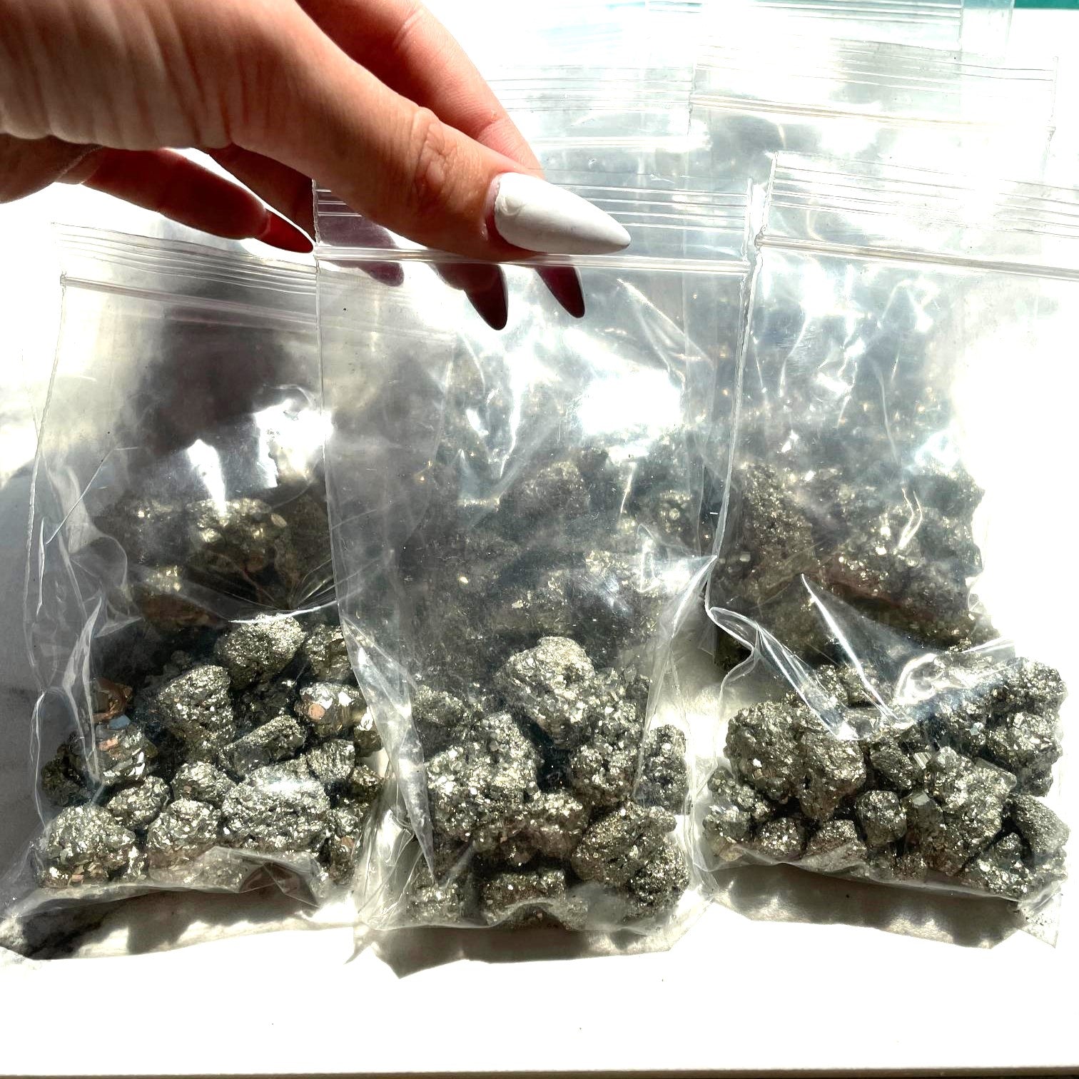 Pyrite Cluster-Mini- 100g(10-15pc)