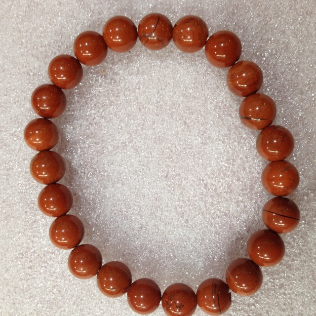Red Jasper - Beads Bracelet - 8mm
