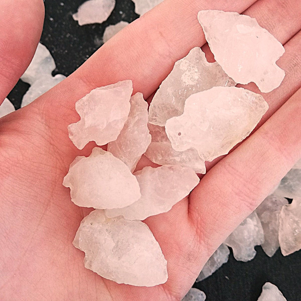 Rose Quartz Arrowhead - 1pc