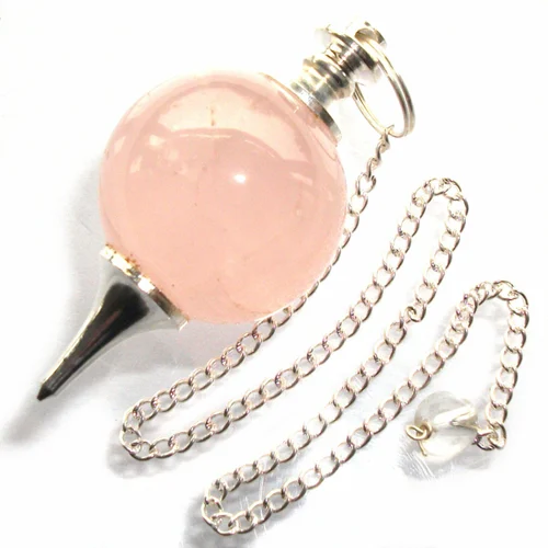 Rose Qtz Ball Pendulum